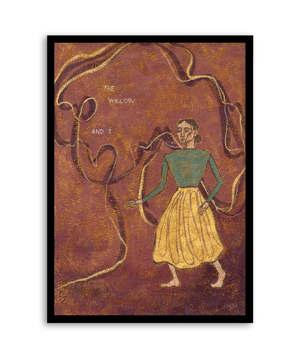 The Willow and I by Julie Celina | Art Print from Olive et Oriel where you can shop wallpaper and artworks online