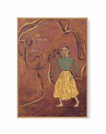 The Willow and I by Julie Celina | Framed Canvas Art Print from Olive et Oriel where you can shop wallpaper and artworks online