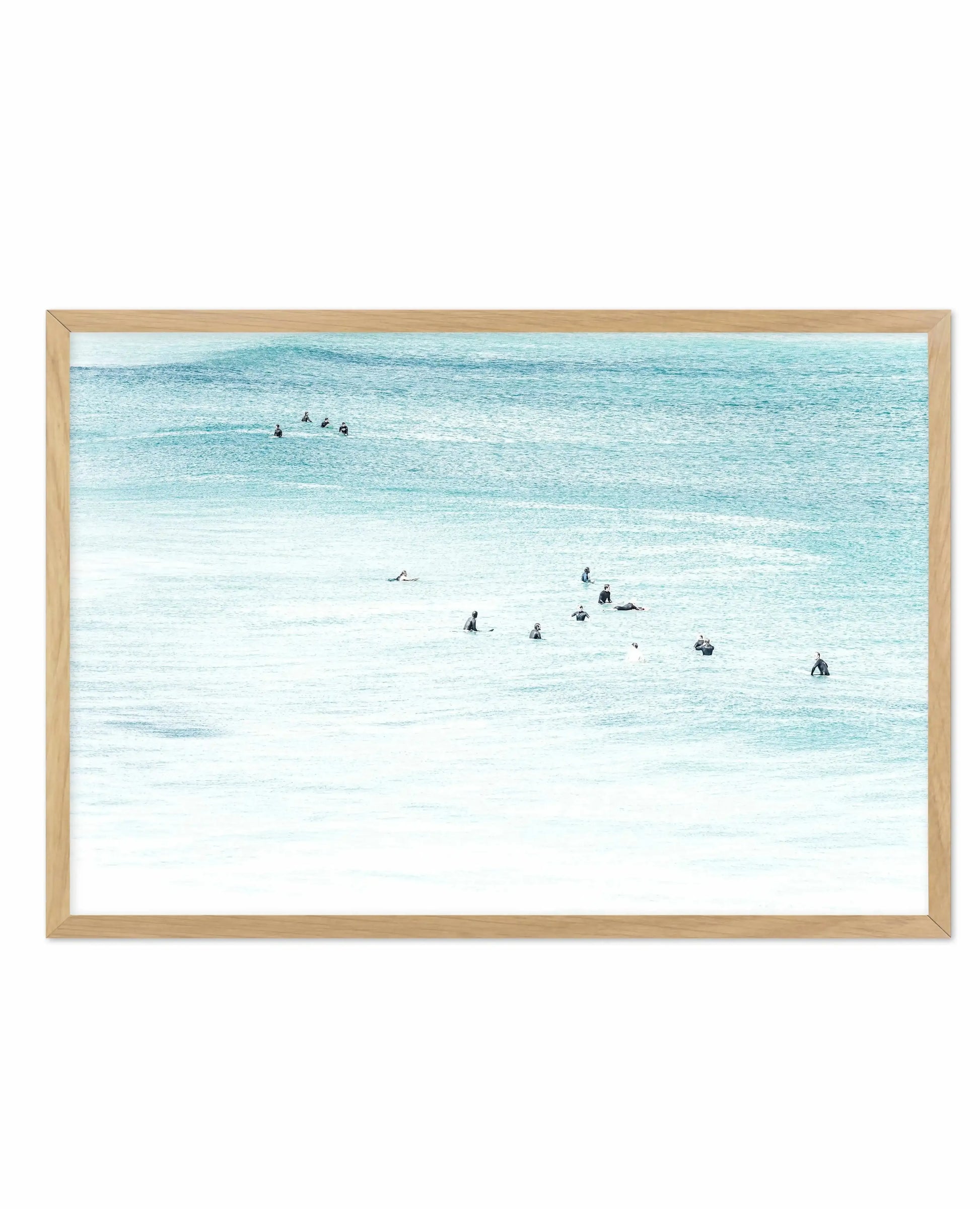 The Wait | Bondi Art Print-PRINT-Olive et Oriel-Olive et Oriel-A5 | 5.8" x 8.3" | 14.8 x 21cm-Oak-With White Border-Buy-Australian-Art-Prints-Online-with-Olive-et-Oriel-Your-Artwork-Specialists-Austrailia-Decorate-With-Coastal-Photo-Wall-Art-Prints-From-Our-Beach-House-Artwork-Collection-Fine-Poster-and-Framed-Artwork