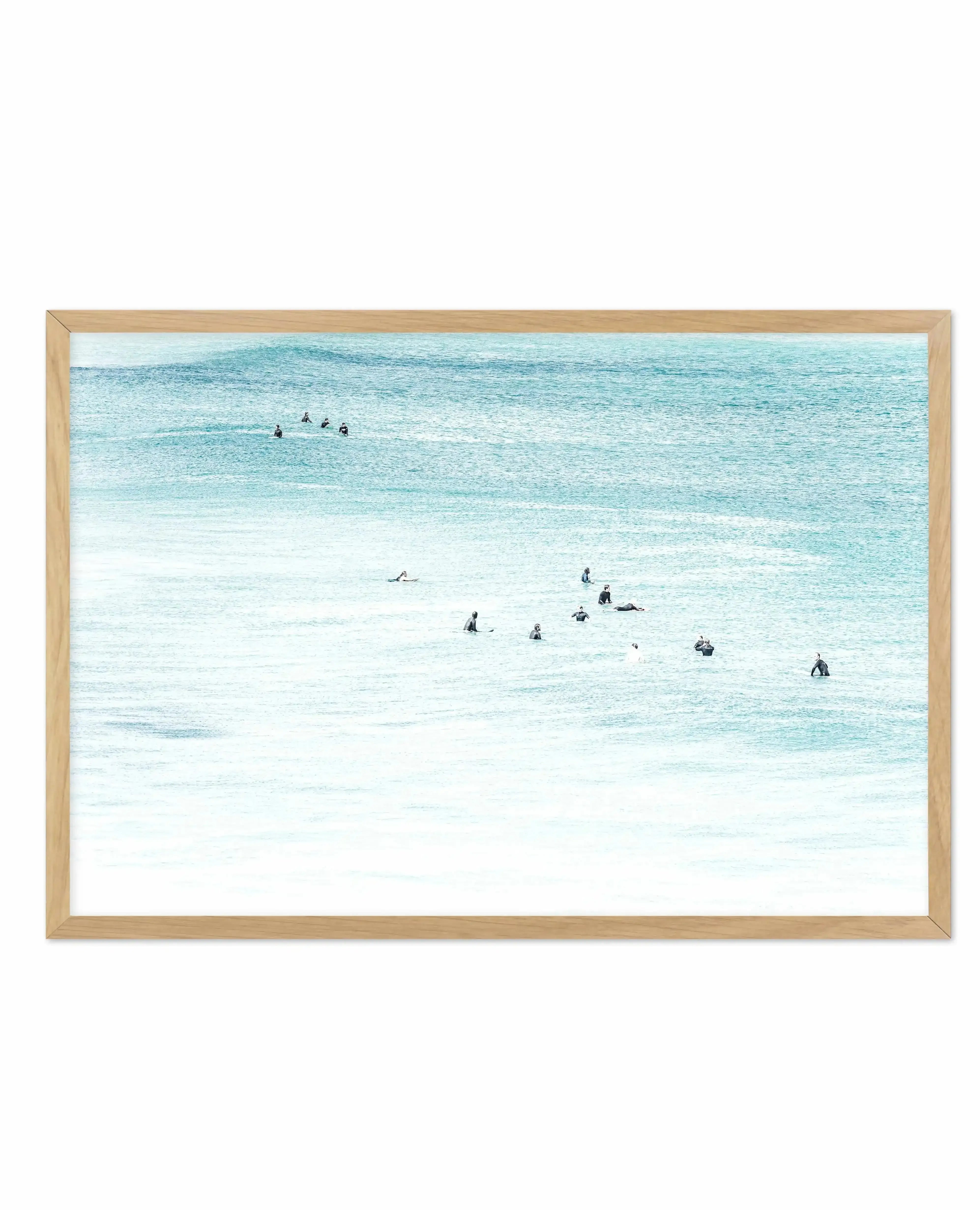 The Wait | Bondi Art Print-PRINT-Olive et Oriel-Olive et Oriel-A5 | 5.8" x 8.3" | 14.8 x 21cm-Oak-With White Border-Buy-Australian-Art-Prints-Online-with-Olive-et-Oriel-Your-Artwork-Specialists-Austrailia-Decorate-With-Coastal-Photo-Wall-Art-Prints-From-Our-Beach-House-Artwork-Collection-Fine-Poster-and-Framed-Artwork