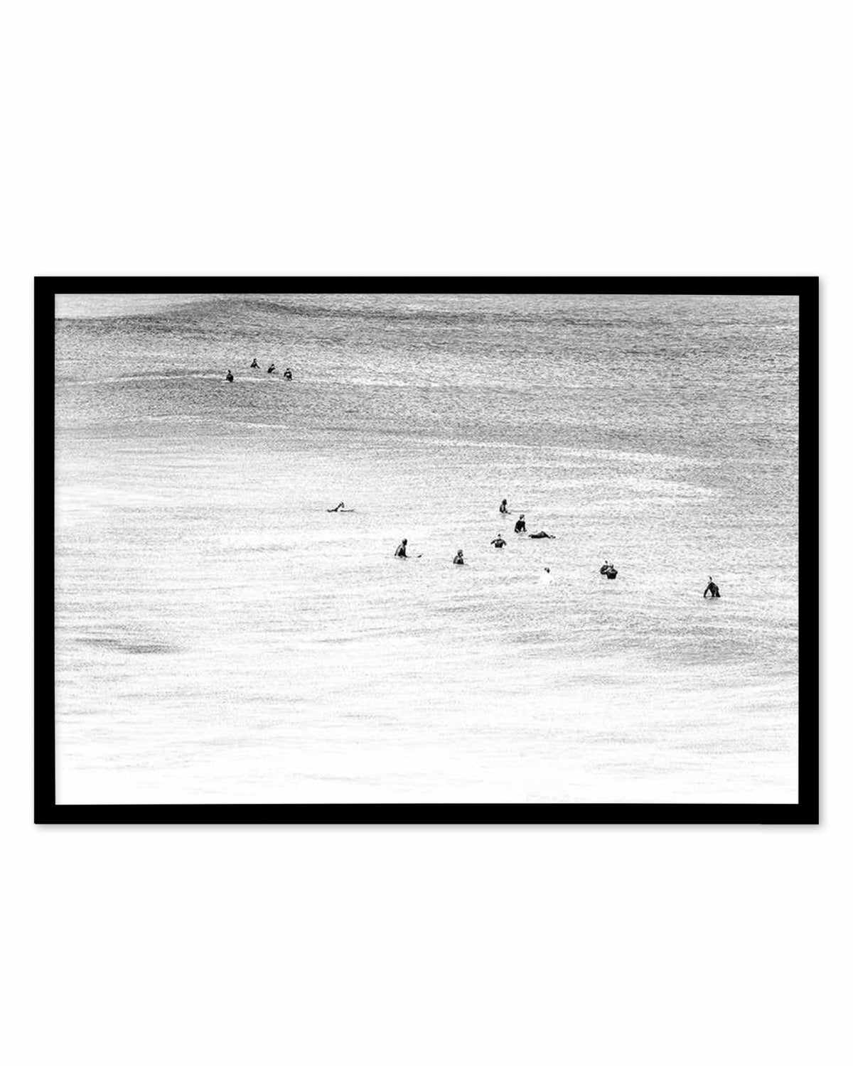 The Wait | Bondi B&W Art Print