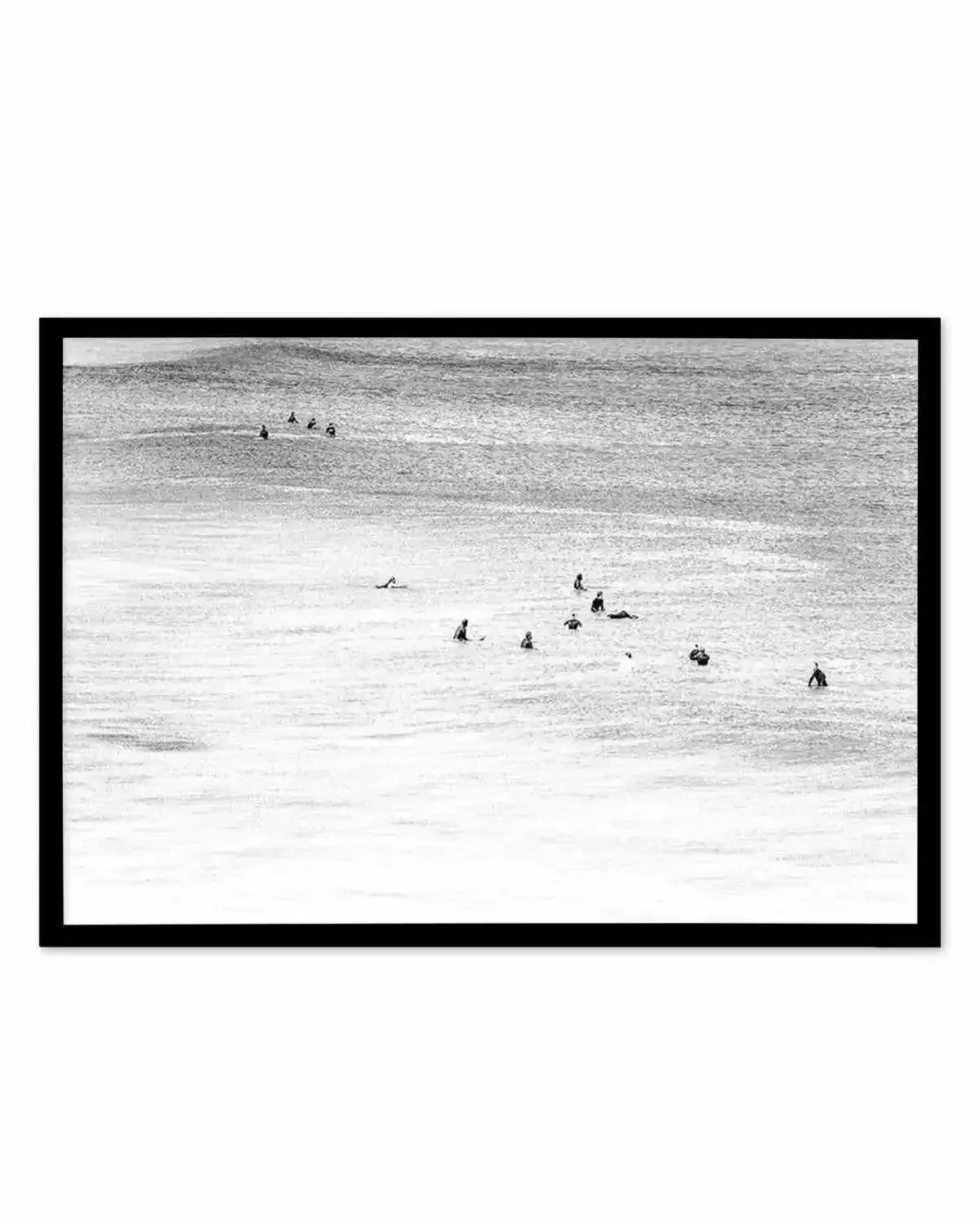 The Wait | Bondi B&W Art Print from Olive et Oriel where you can shop wallpaper and artworks online