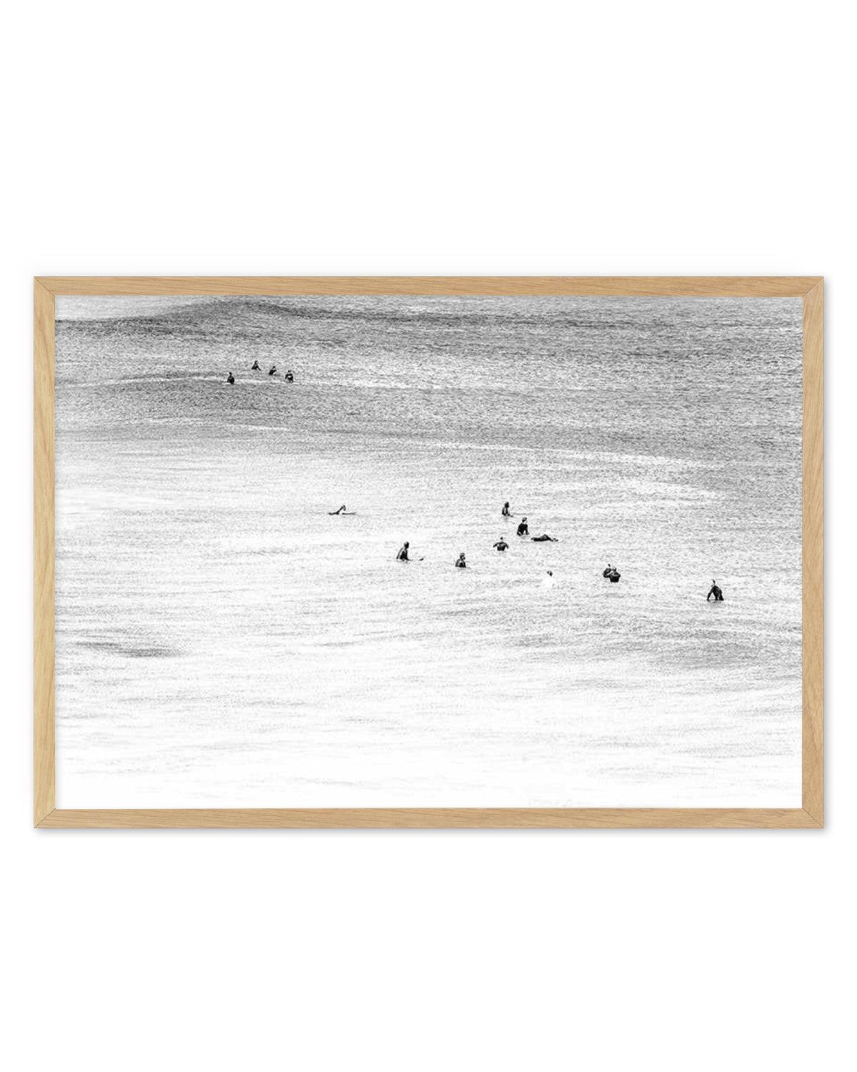 The Wait | Bondi B&W Art Print