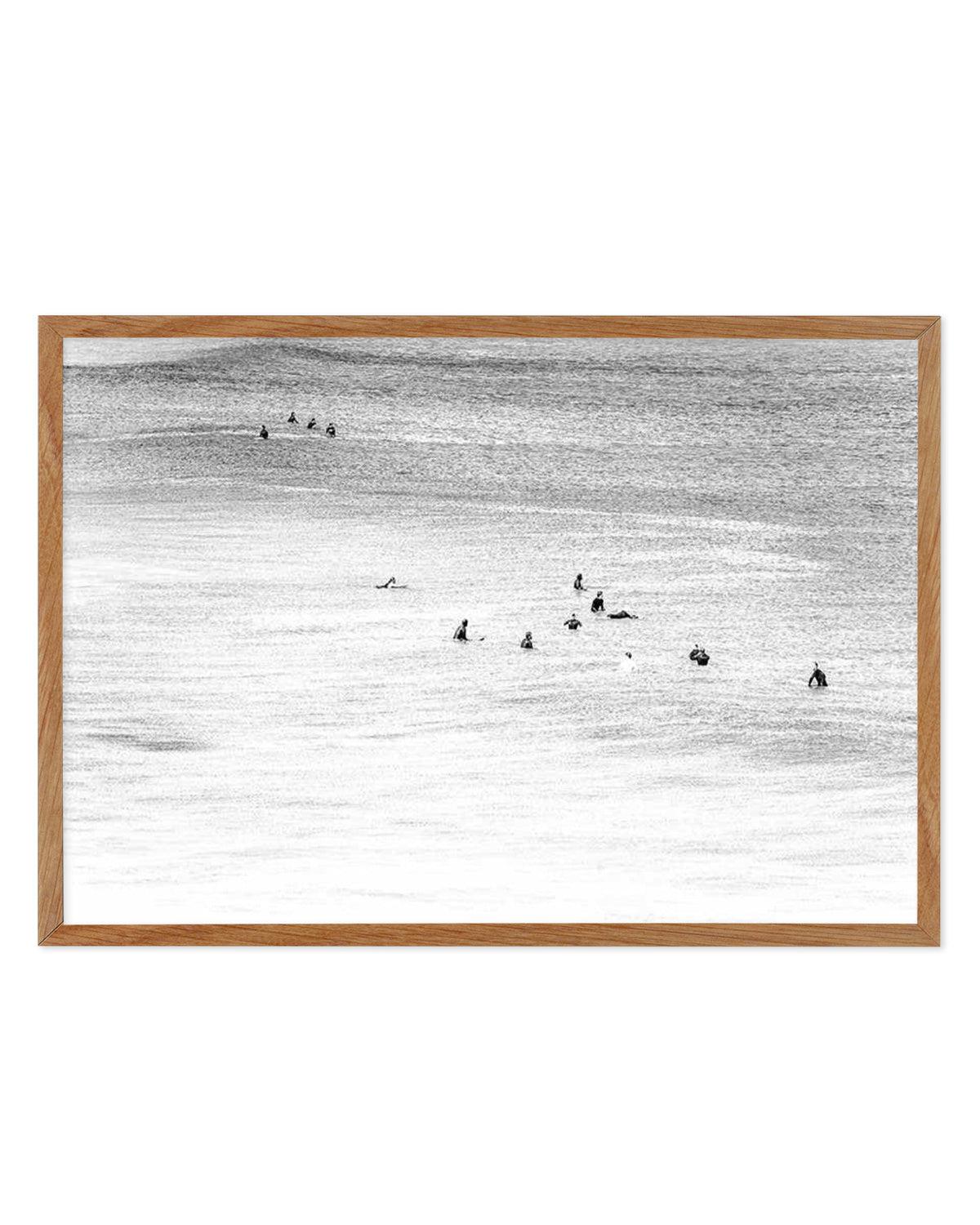 The Wait | Bondi B&W Art Print