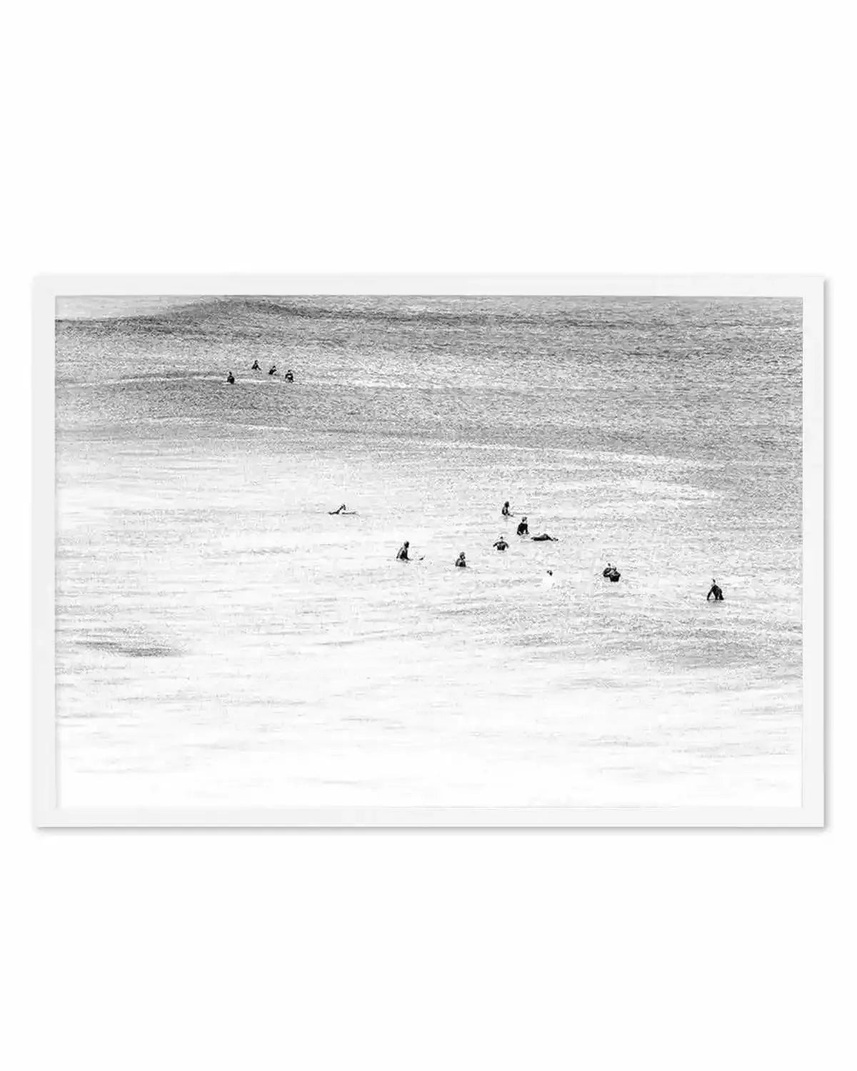 The Wait | Bondi B&W Art Print from Olive et Oriel where you can shop wallpaper and artworks online