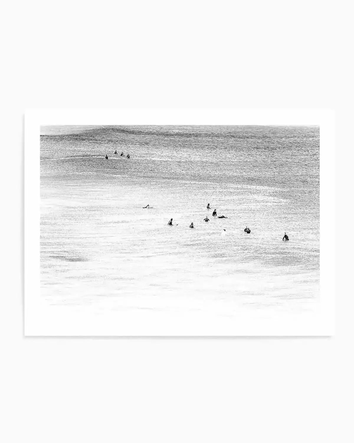 The Wait | Bondi B&W Art Print from Olive et Oriel where you can shop wallpaper and artworks online