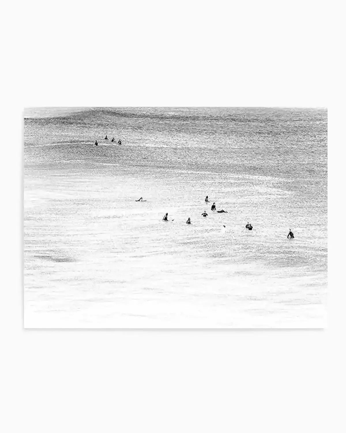 The Wait | Bondi B&W Art Print from Olive et Oriel where you can shop wallpaper and artworks online