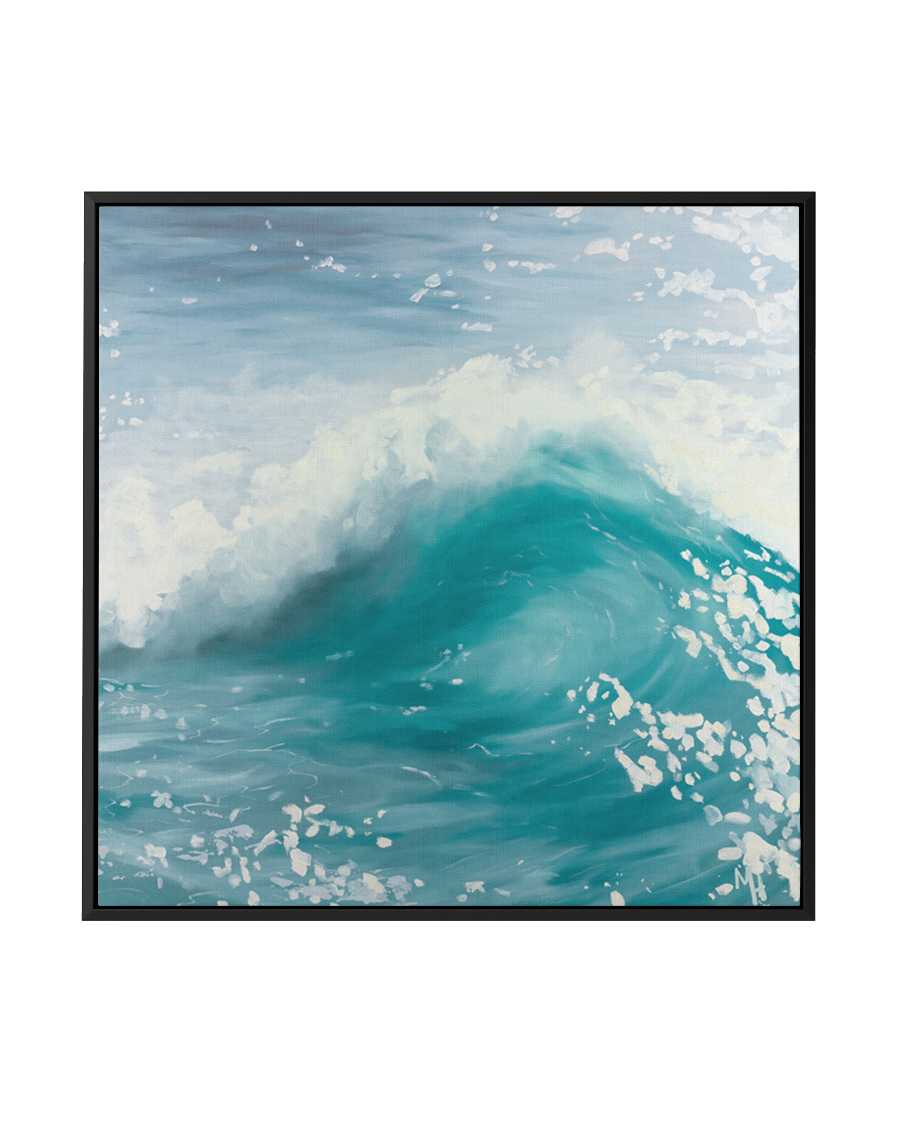 The Wave by Meredith Howse | Framed Canvas Art Print