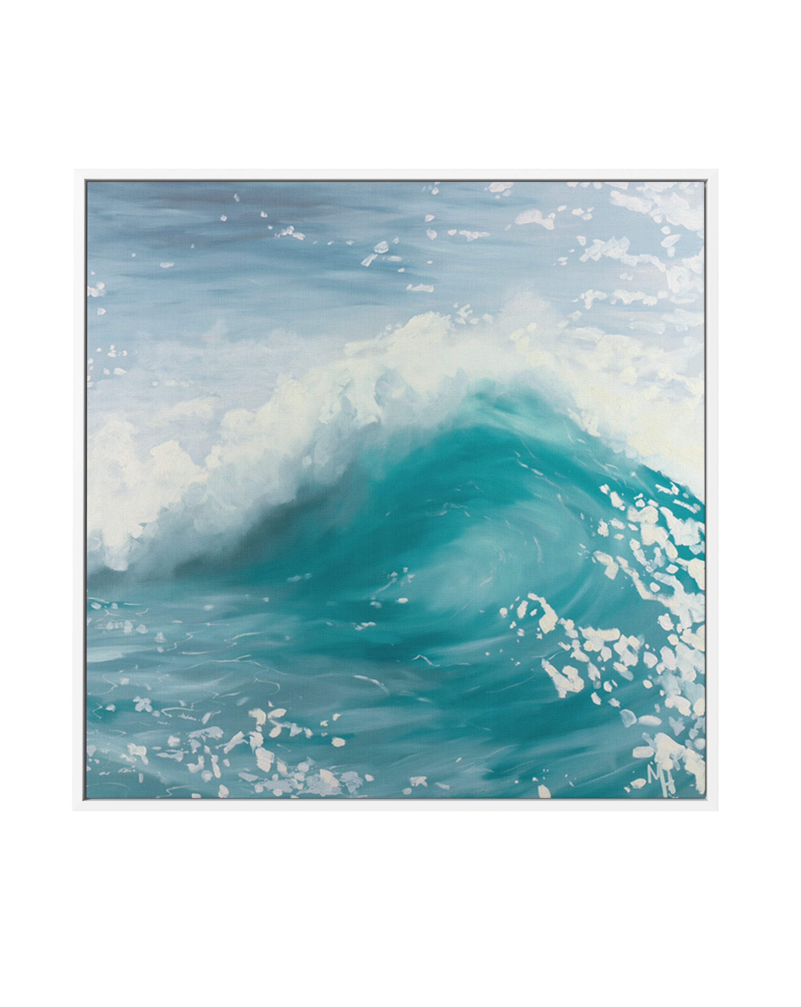 The Wave by Meredith Howse | Framed Canvas Art Print