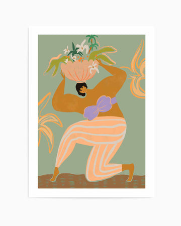 The Weight Of The World by Arty Guava | Art Print from Olive et Oriel where you can shop wallpaper and artworks online