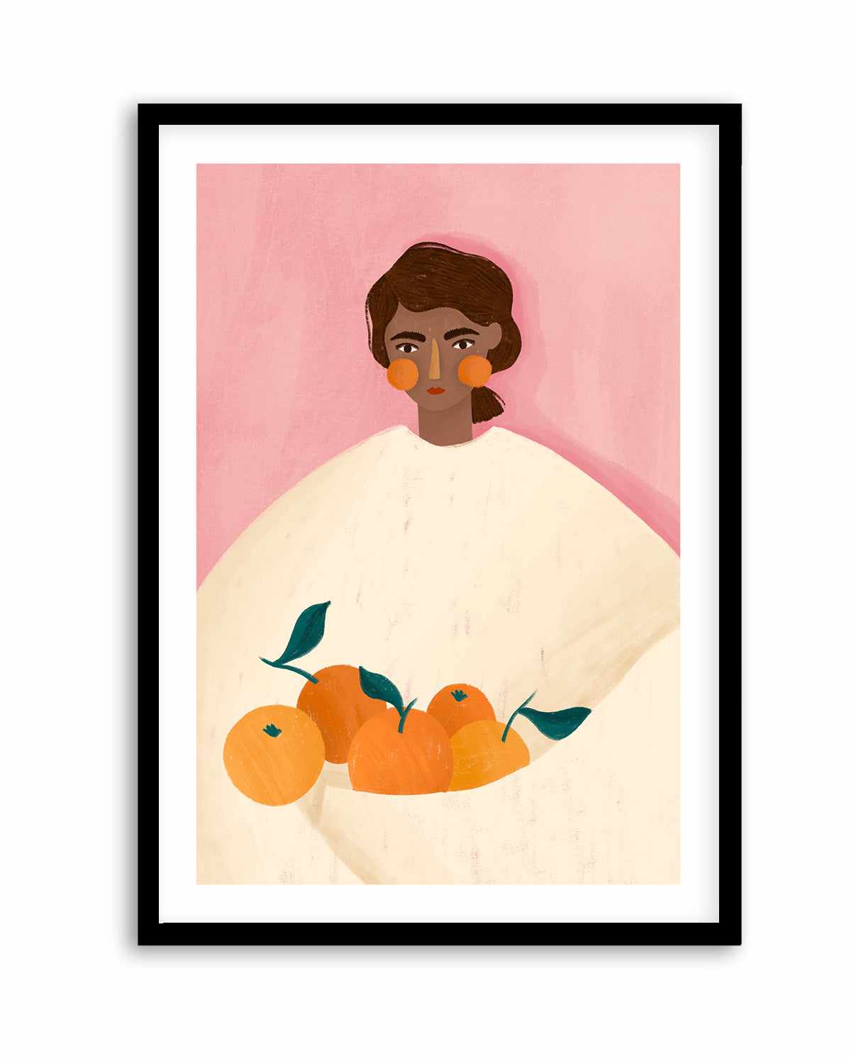 The Woman With the Oranges By Bea Muller | Art Print