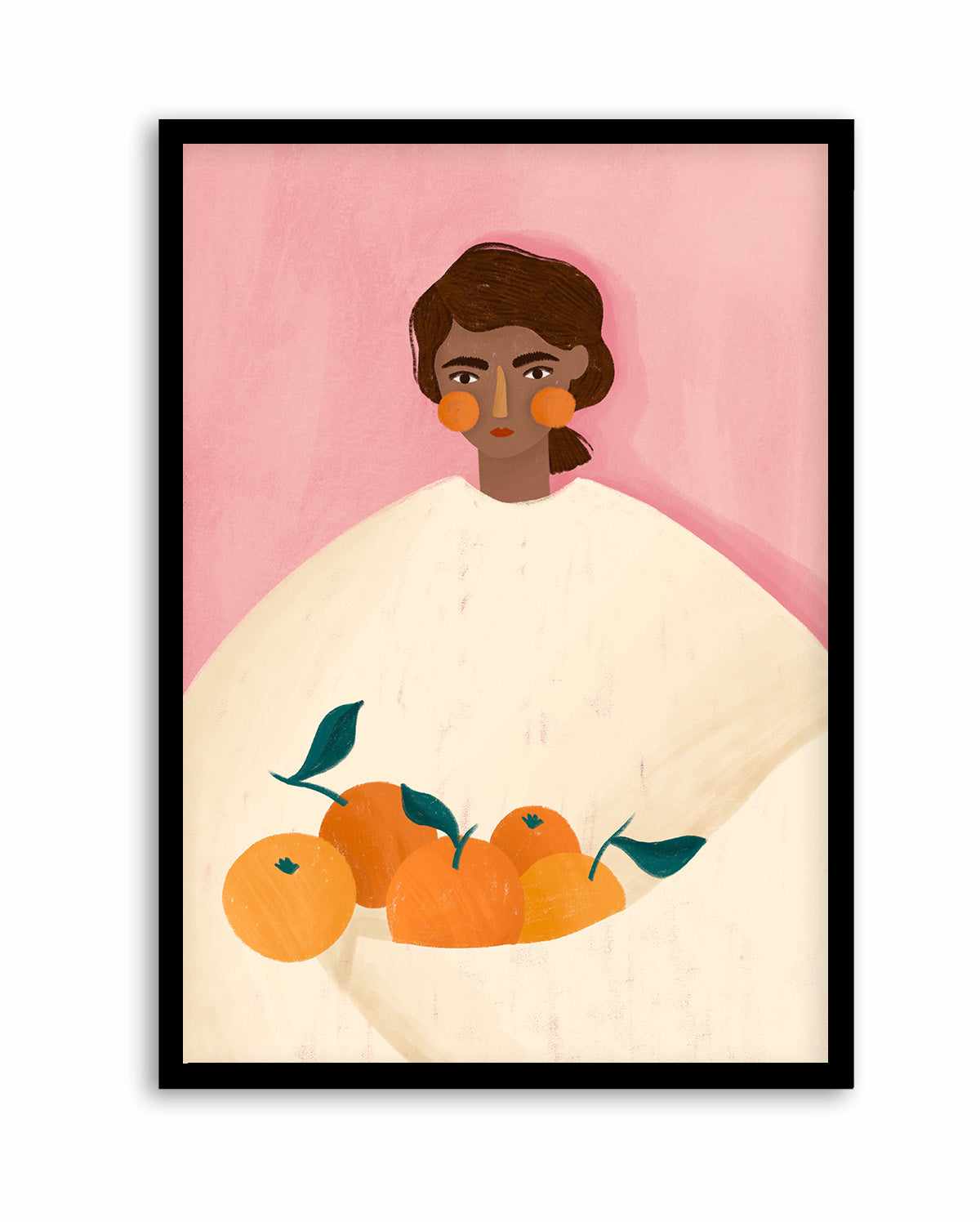 The Woman With the Oranges By Bea Muller | Art Print