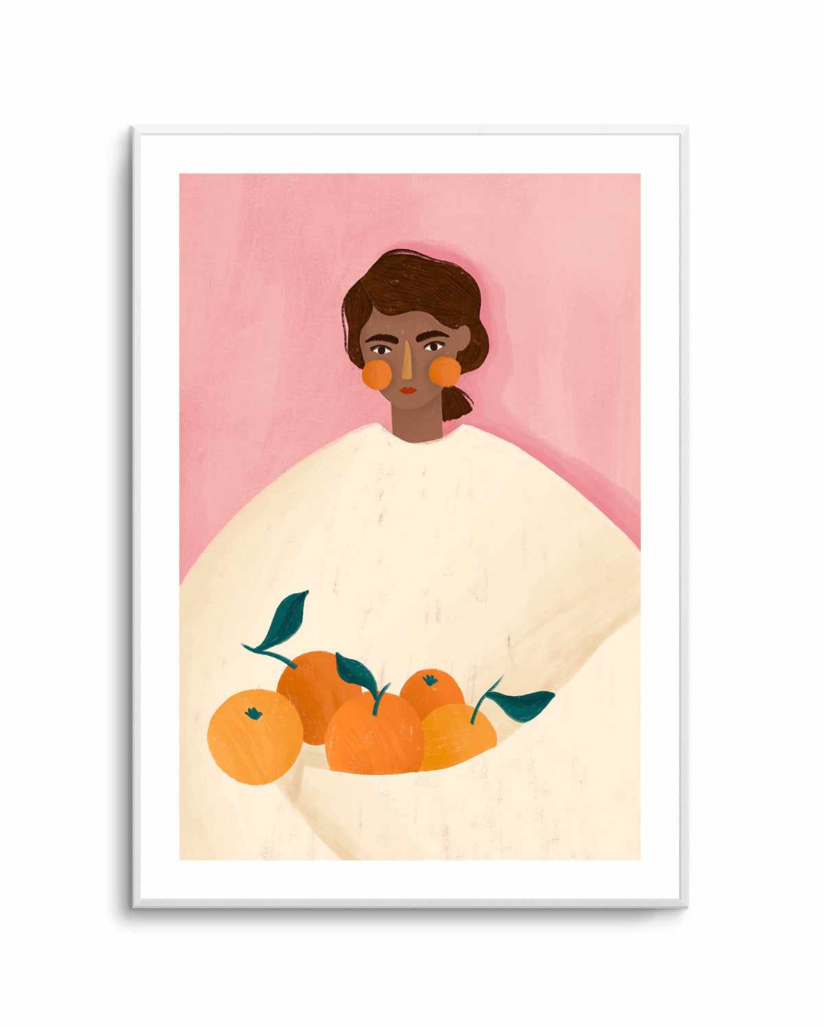 The Woman With the Oranges By Bea Muller | Art Print