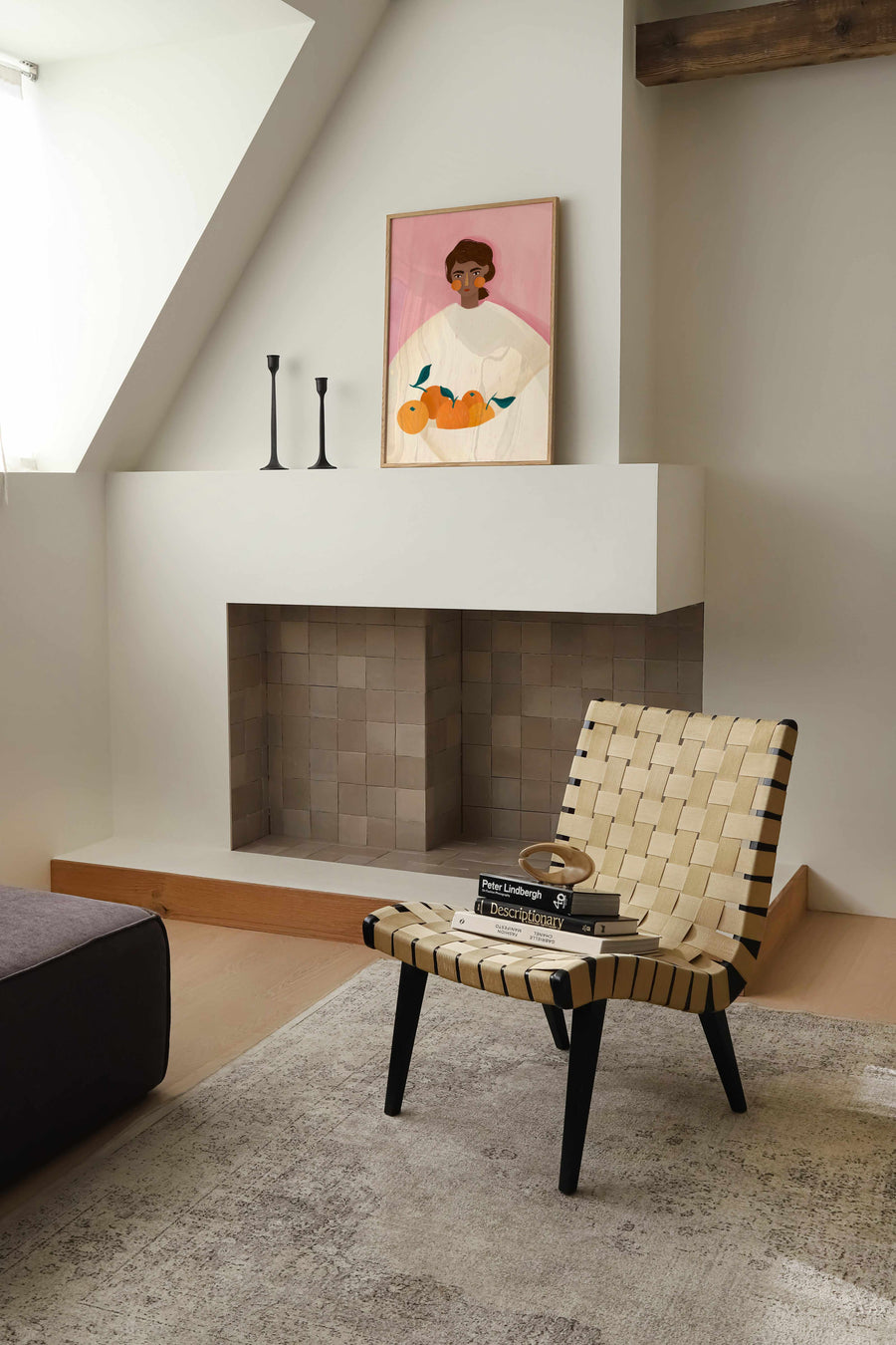 The Woman With the Oranges By Bea Muller | Art Print from Olive et Oriel where you can shop wallpaper and artworks online