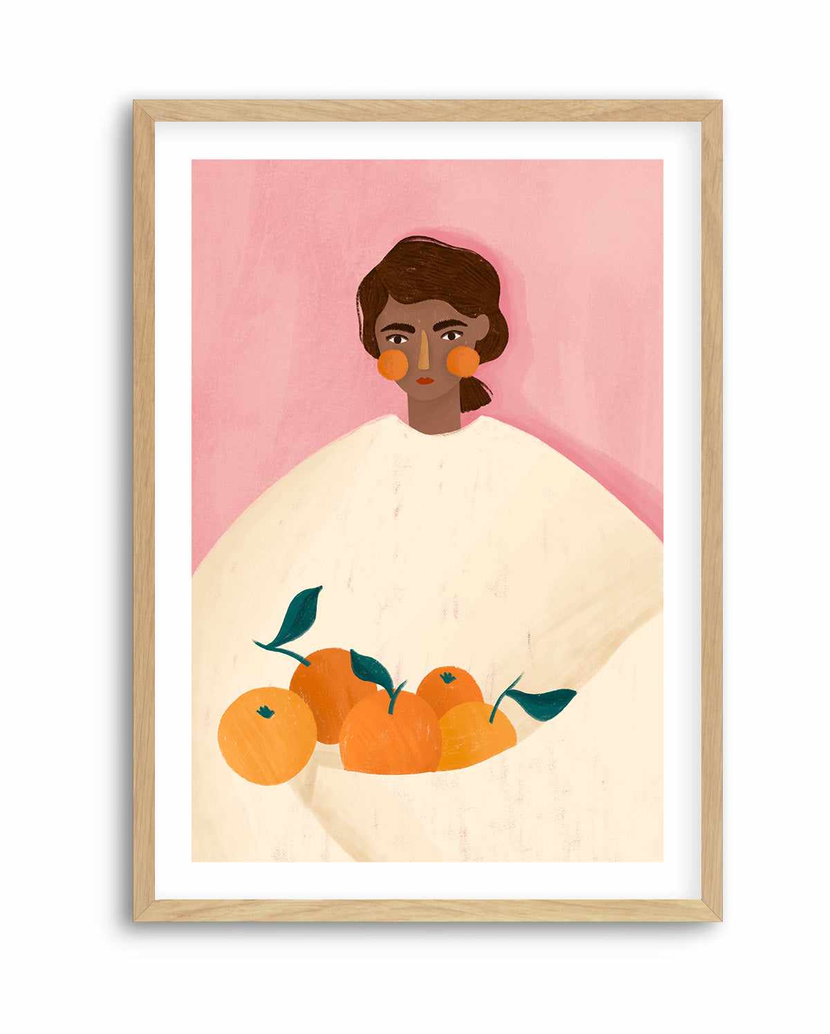 The Woman With the Oranges By Bea Muller | Art Print