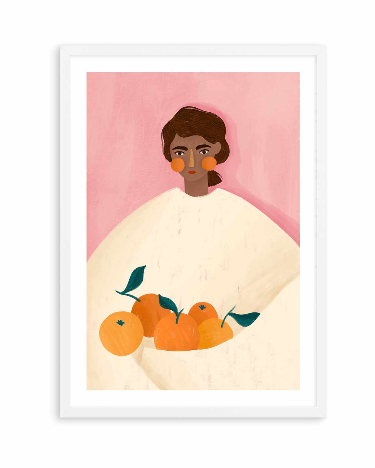 The Woman With the Oranges By Bea Muller | Art Print