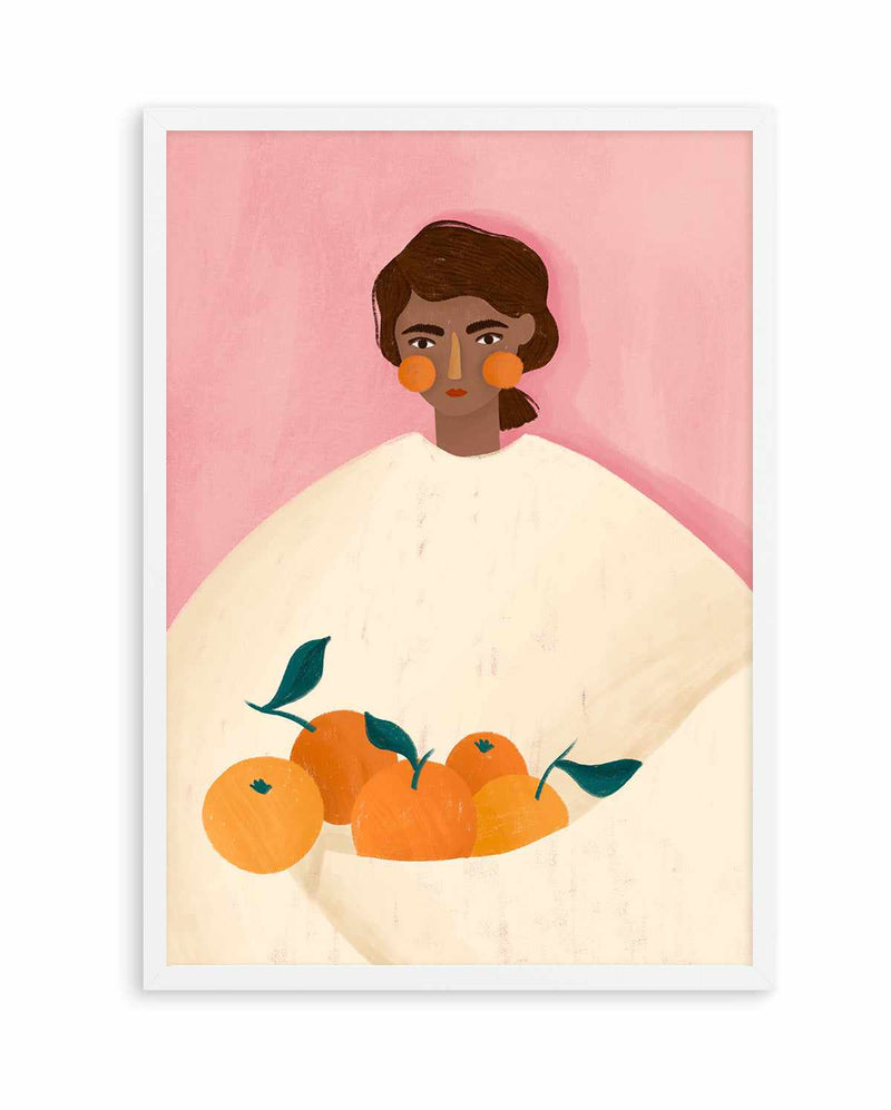 The Woman With the Oranges By Bea Muller | Art Print