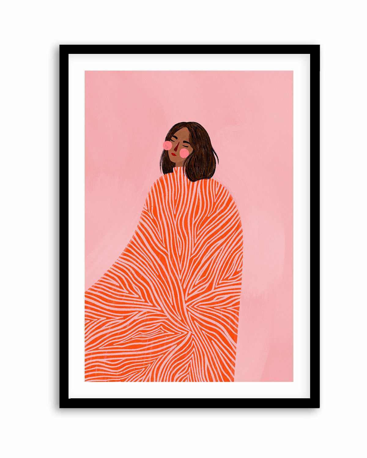 The Woman With the Swirls By Bea Muller | Art Print