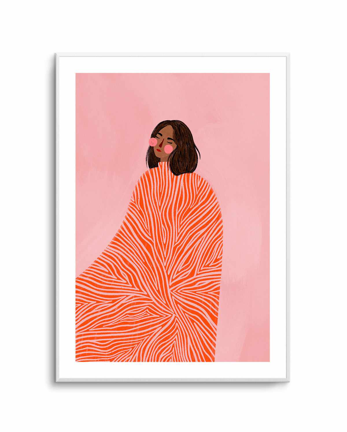 The Woman With the Swirls By Bea Muller | Art Print