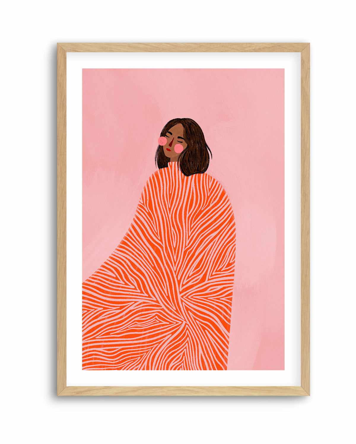 The Woman With the Swirls By Bea Muller | Art Print