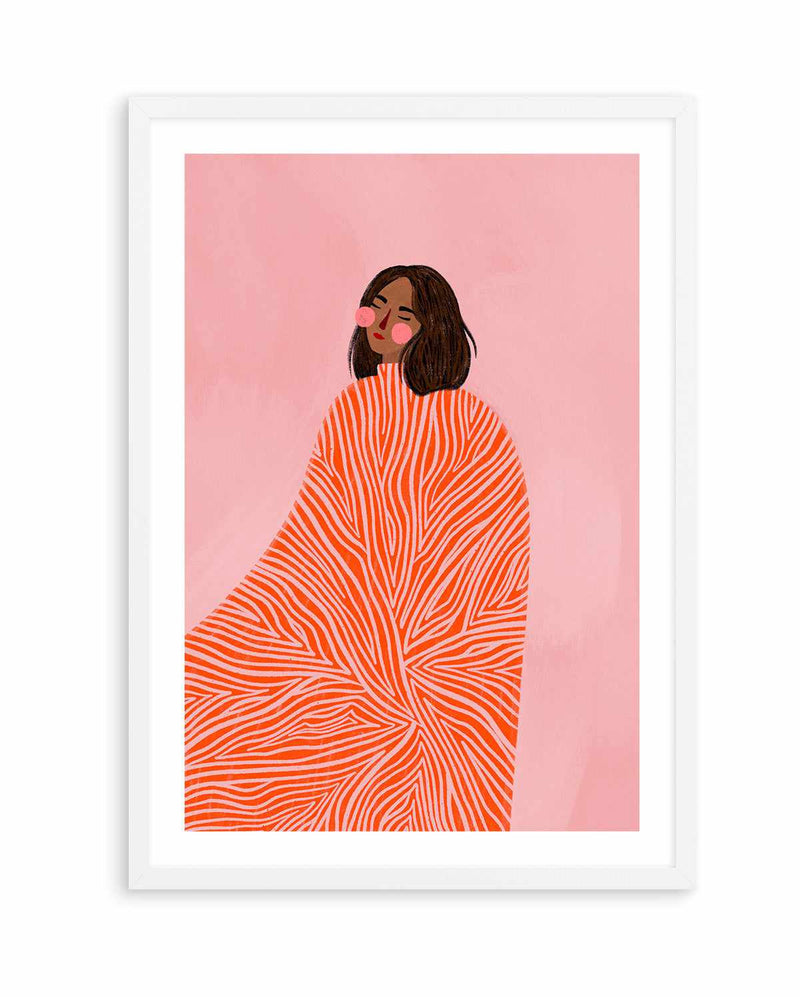 The Woman With the Swirls By Bea Muller | Art Print