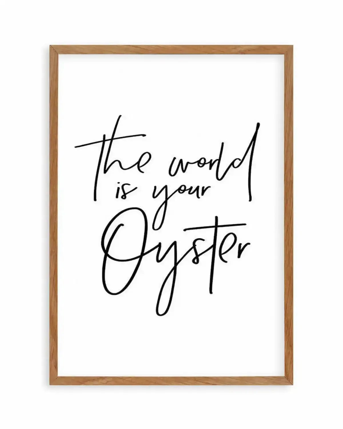 The World Is Your Oyster Art Print from Olive et Oriel where you can shop wallpaper and artworks online