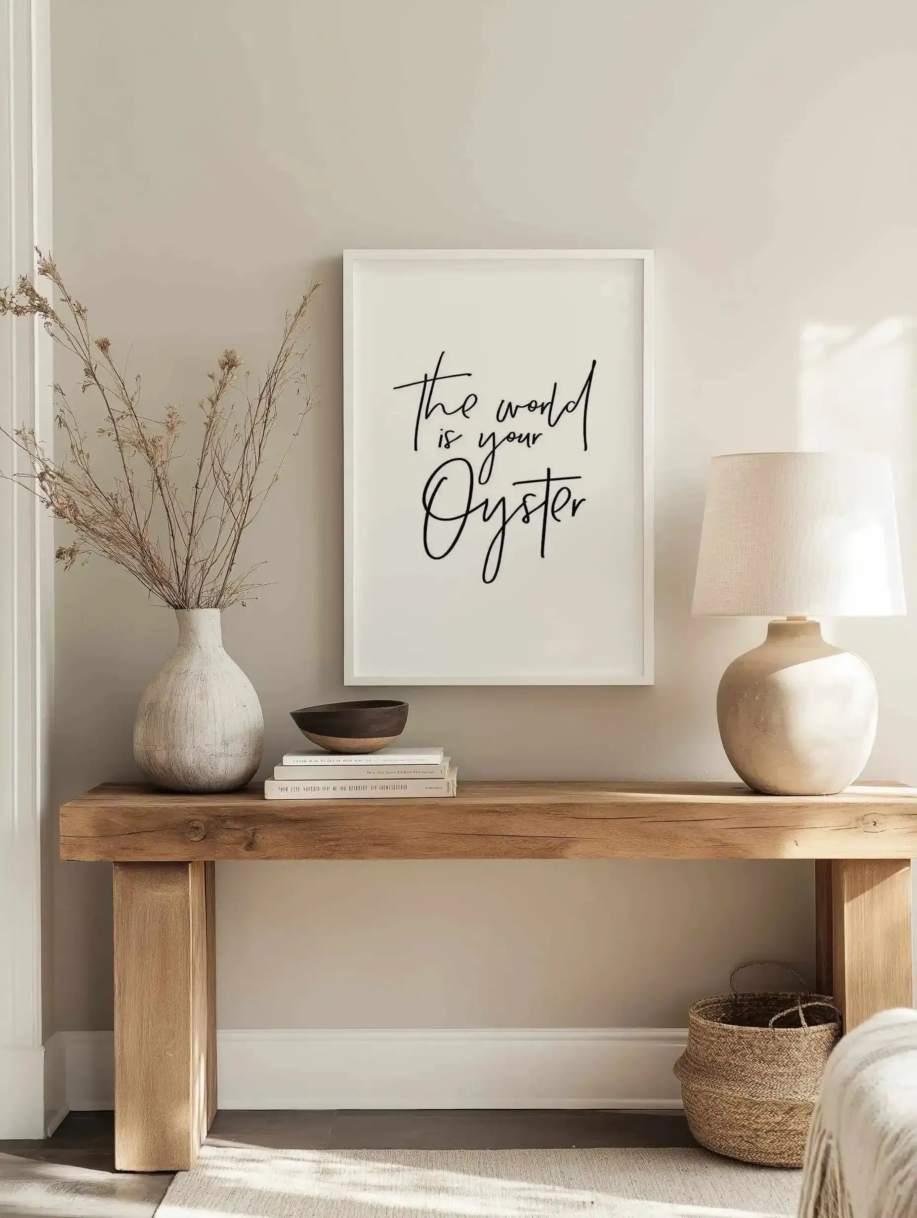 The World Is Your Oyster Art Print from Olive et Oriel where you can shop wallpaper and artworks online