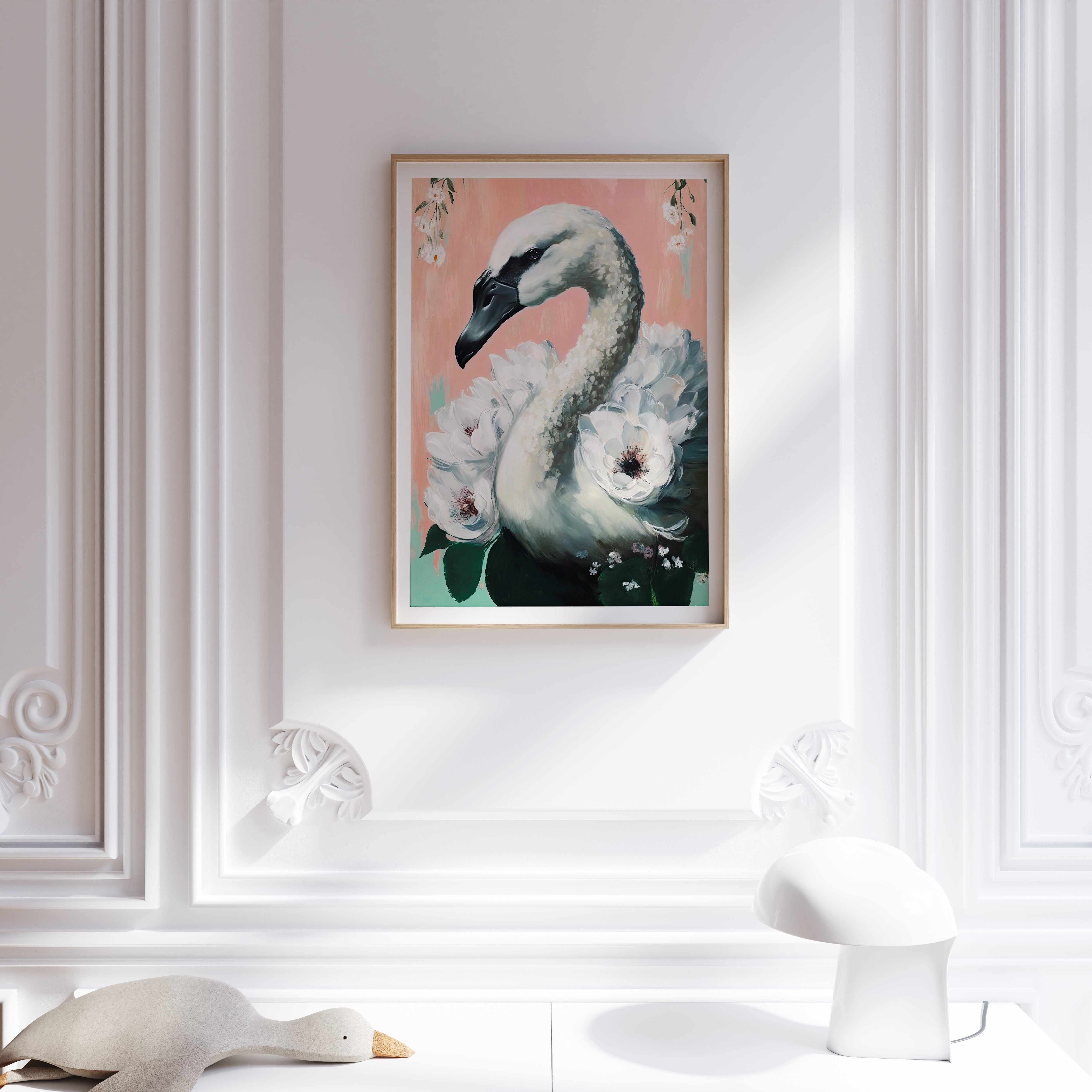 The Swan By Treechild | Art Print