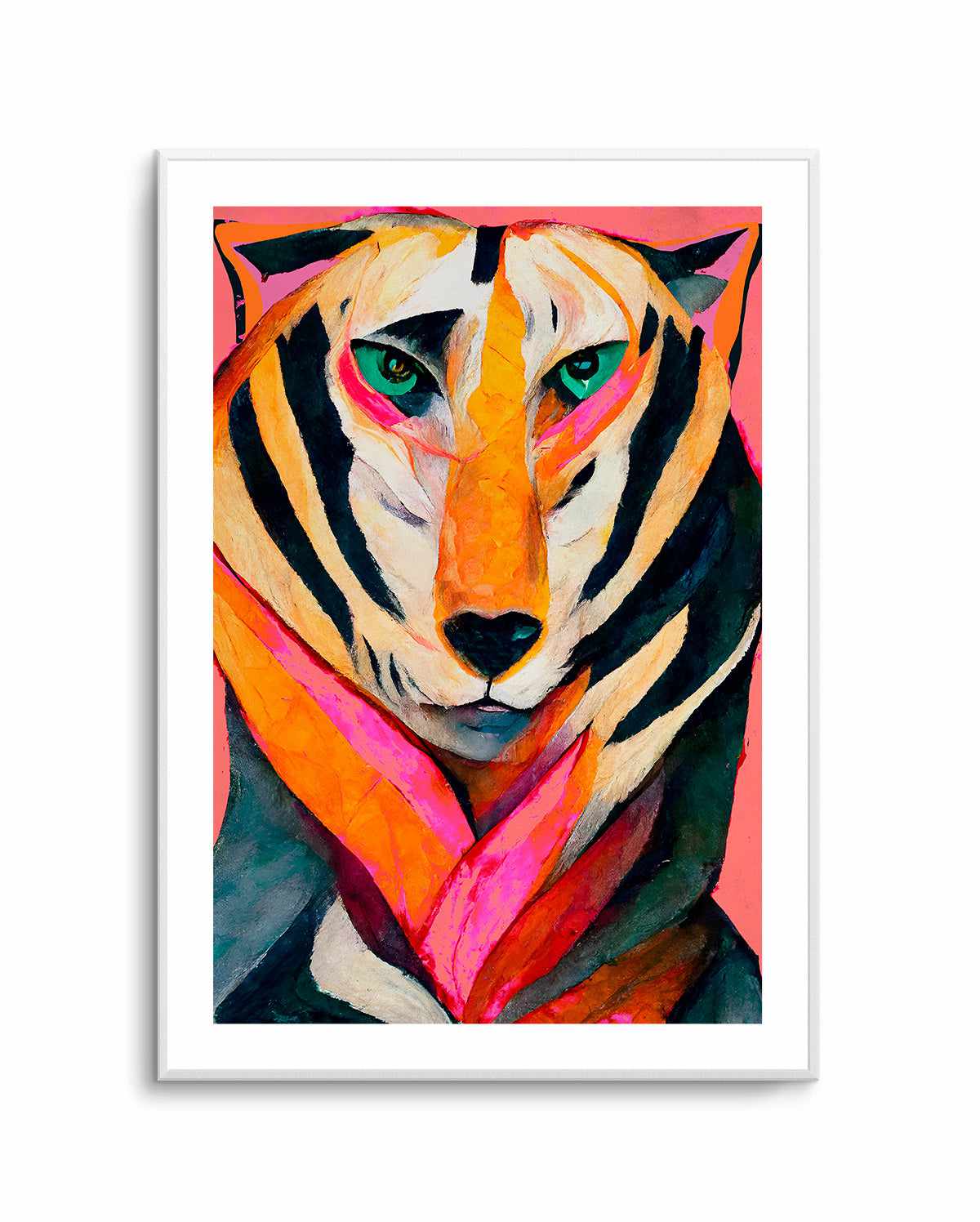 The tiger By Treechild | Art Print