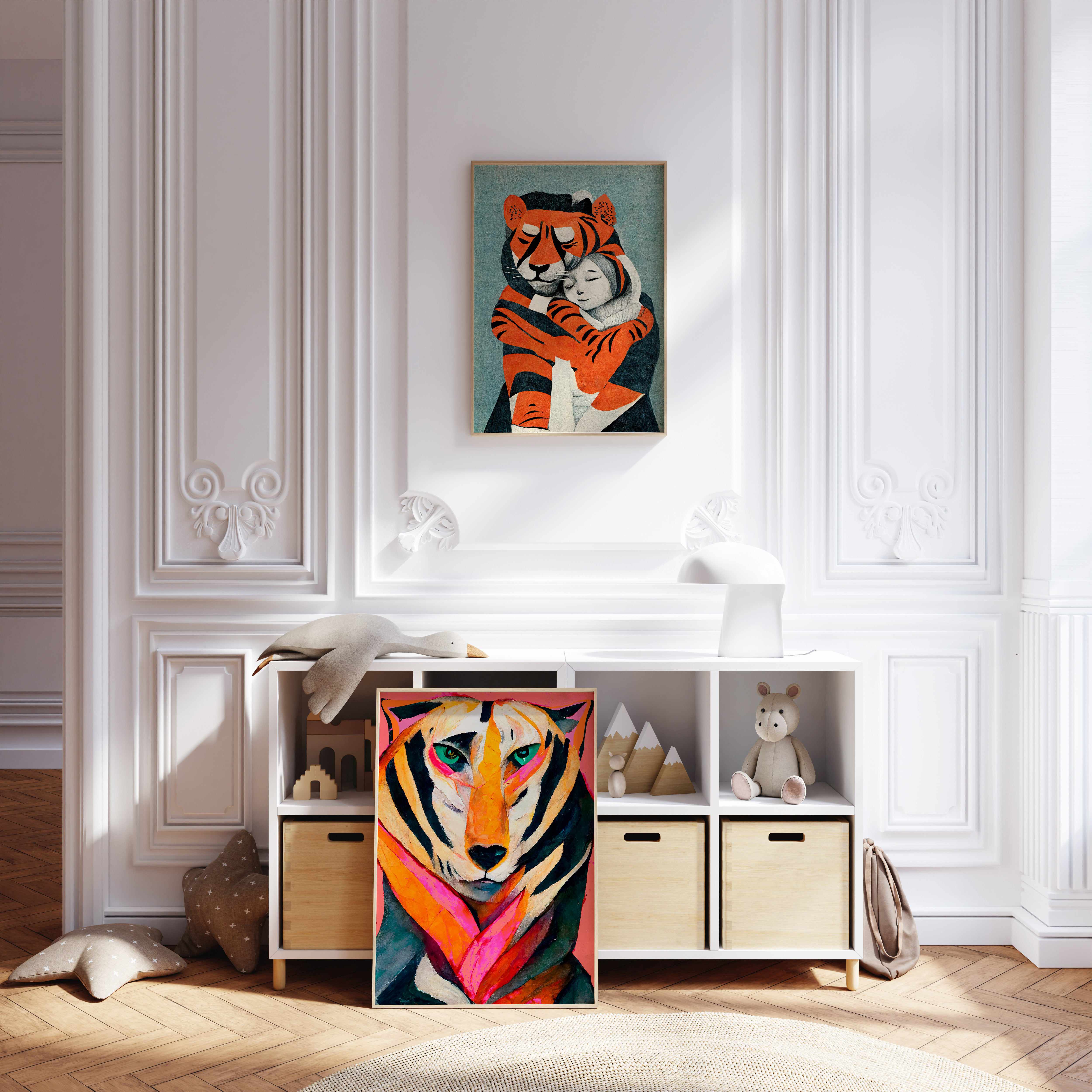 The tiger By Treechild | Art Print