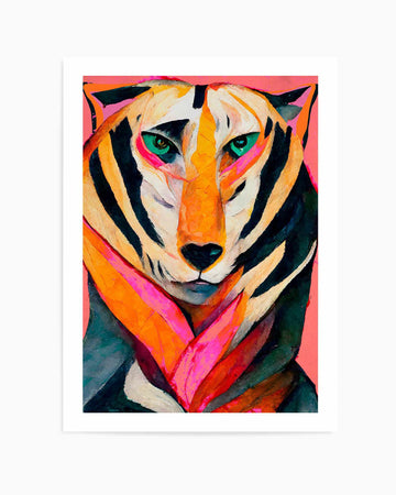 The tiger By Treechild | Art Print from Olive et Oriel where you can shop wallpaper and artworks online