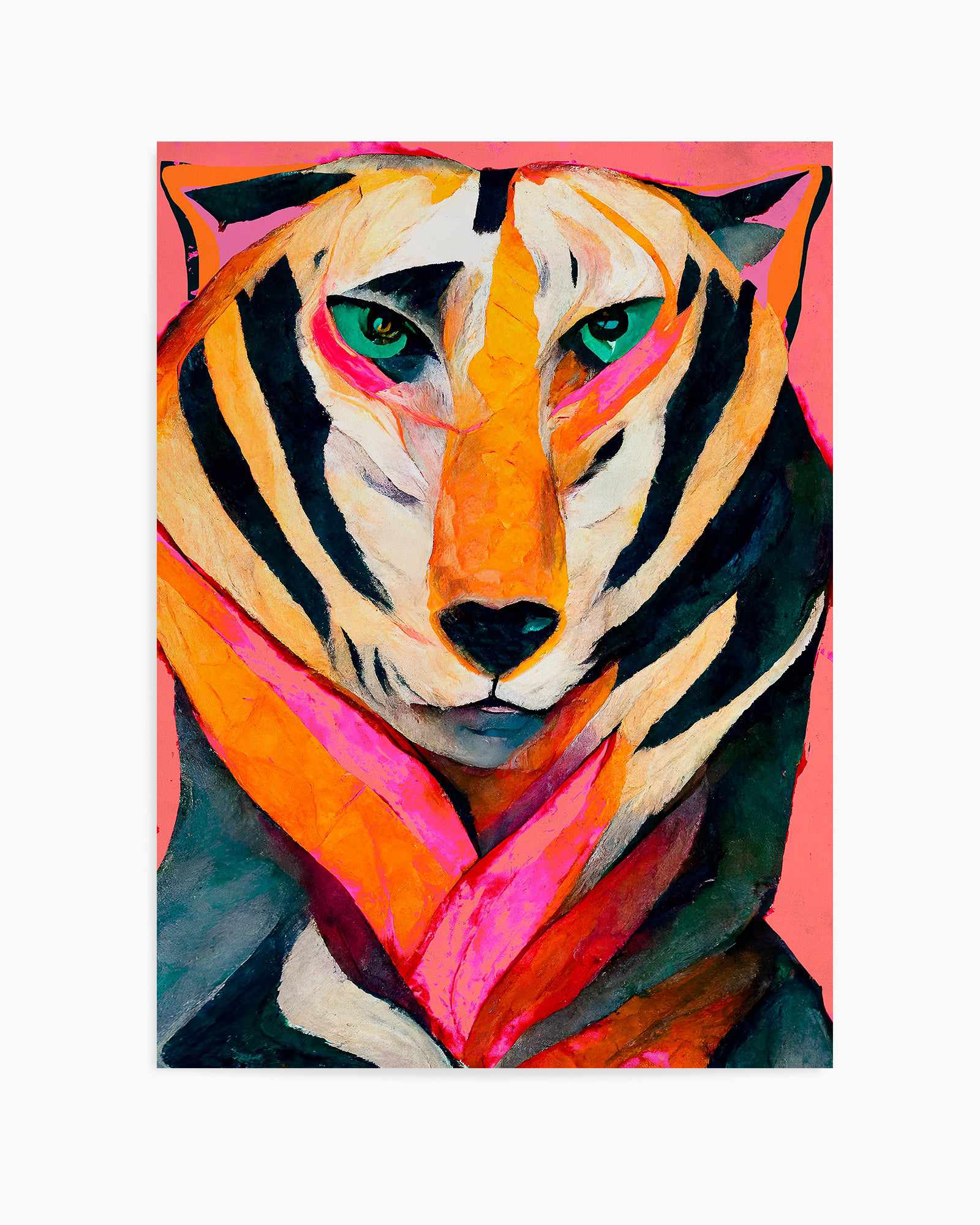 The tiger By Treechild | Art Print