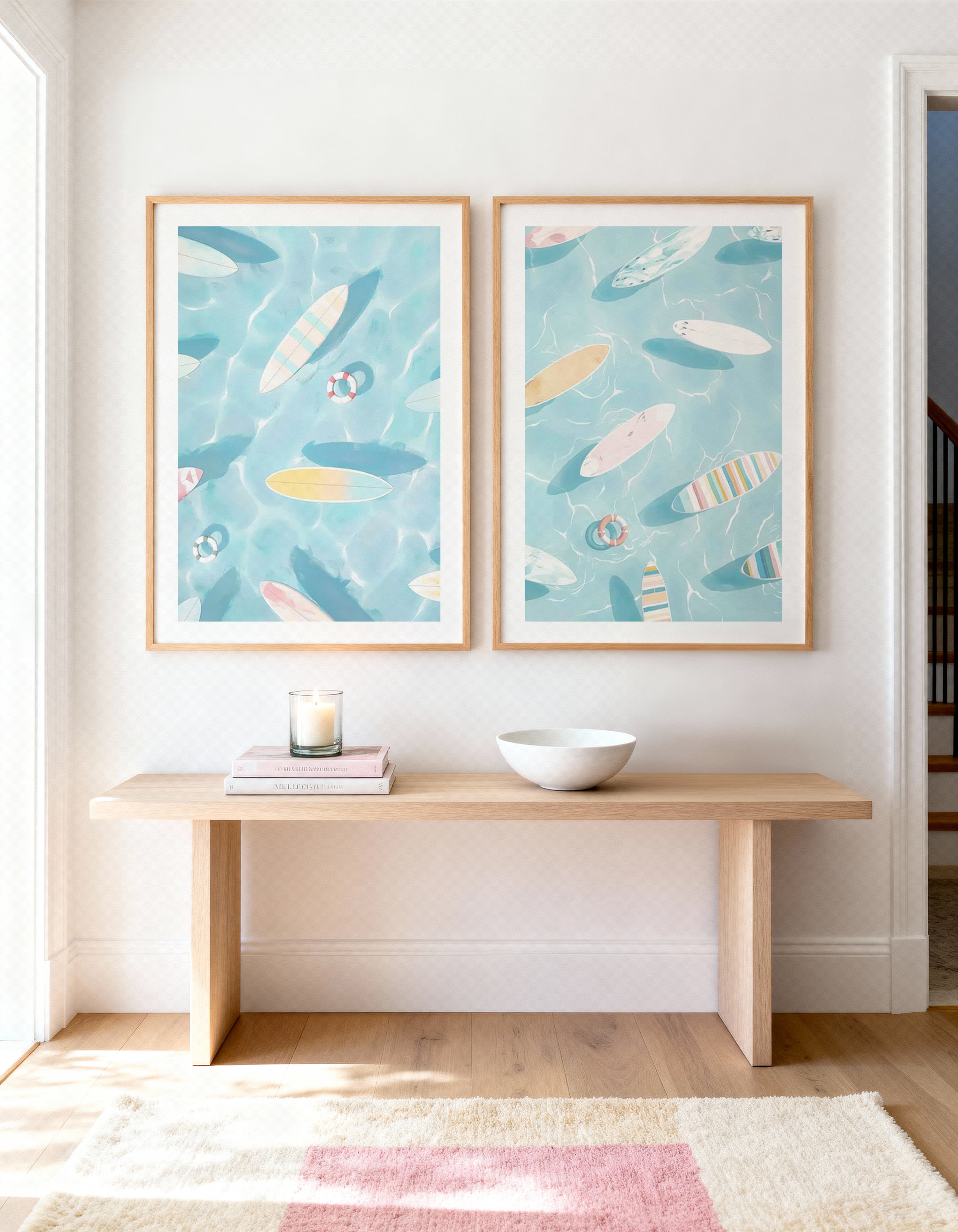 The Float I & II Art Print Set of 2 | Matching Wall Art