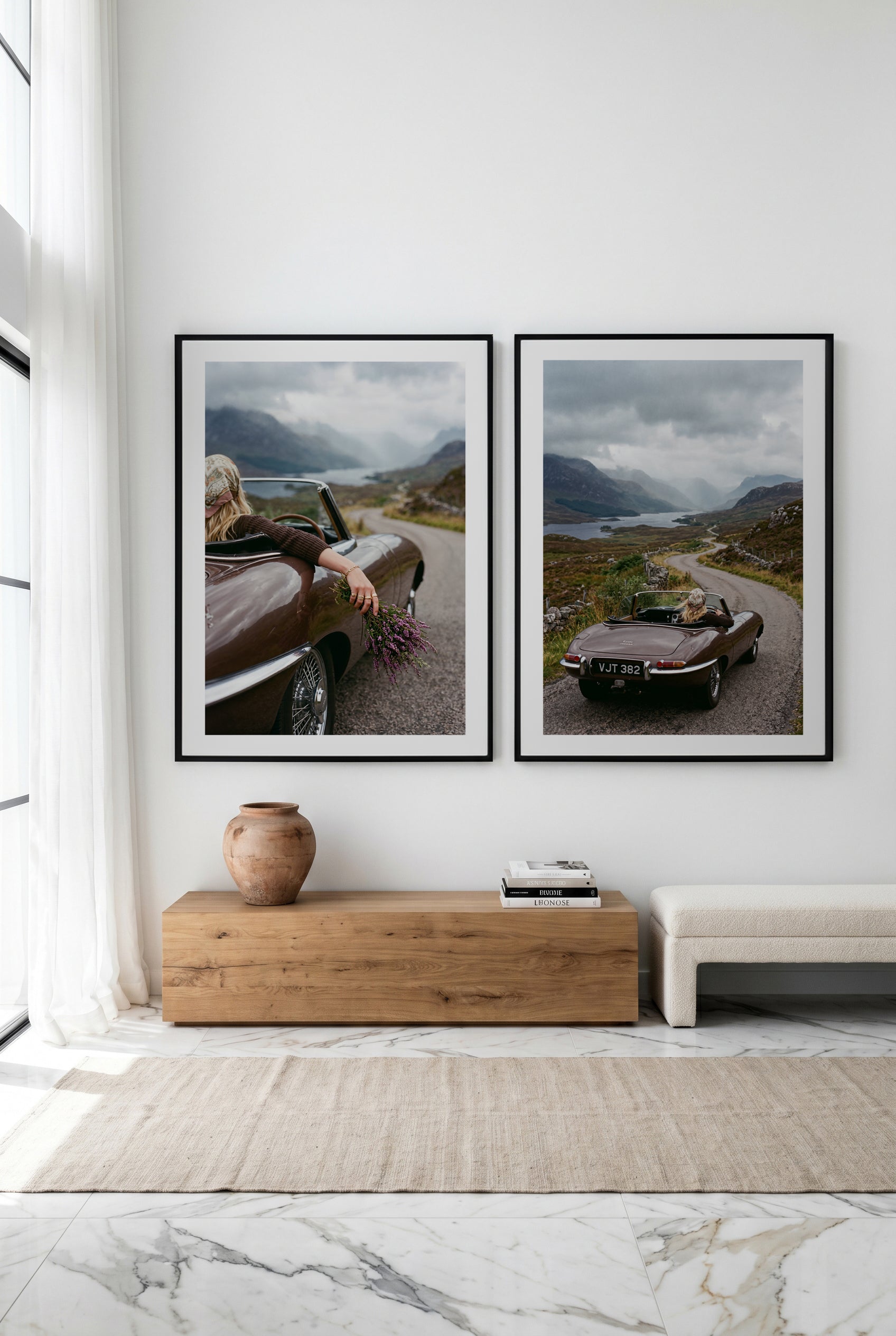 The Highlands I & II Art Print Set of 2 | Matching Wall Art