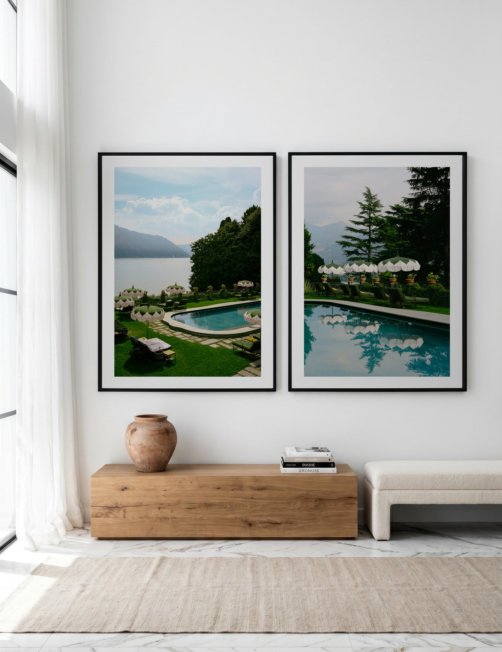 The View I & II by Carson Grzegorczyk Art Print Set of 2 | Matching Wall Art