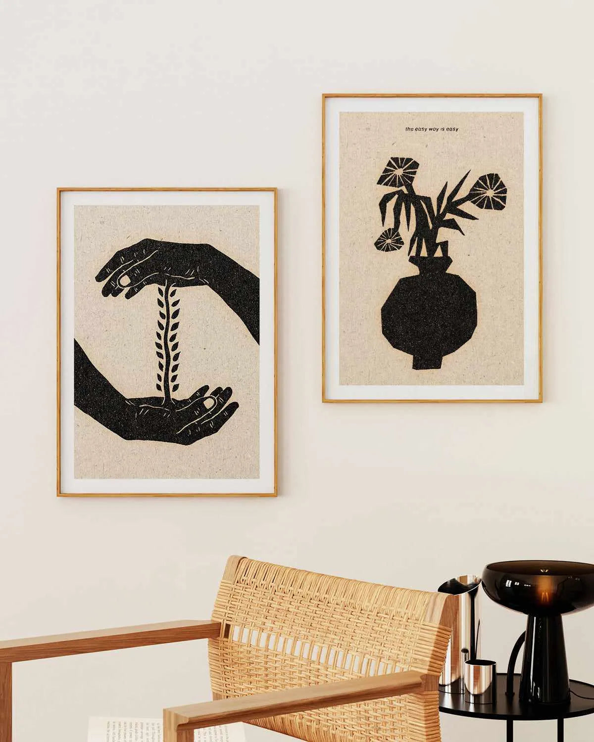 The Bond by David Schmitt Art Print from Olive et Oriel where you can shop wallpaper and artworks online