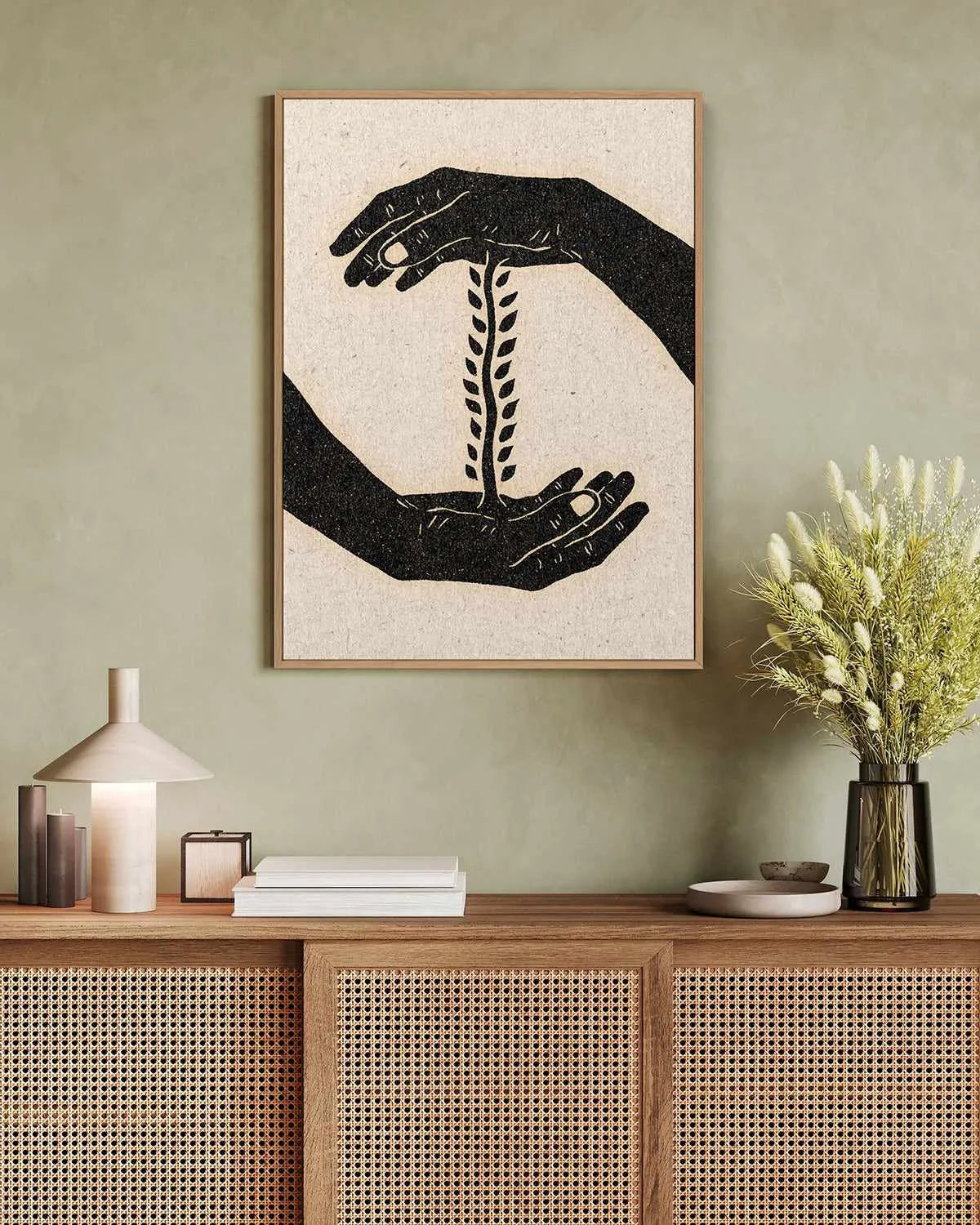 The Bond by David Schmitt | Framed Canvas Art Print from Olive et Oriel where you can shop wallpaper and artworks online