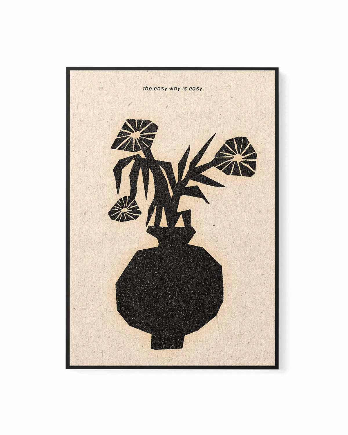 The Easy Way by David Schmitt | Framed Canvas Art Print from Olive et Oriel where you can shop wallpaper and artworks online