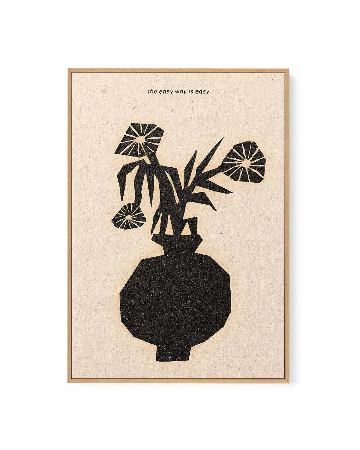 The Easy Way by David Schmitt | Framed Canvas Art Print from Olive et Oriel where you can shop wallpaper and artworks online