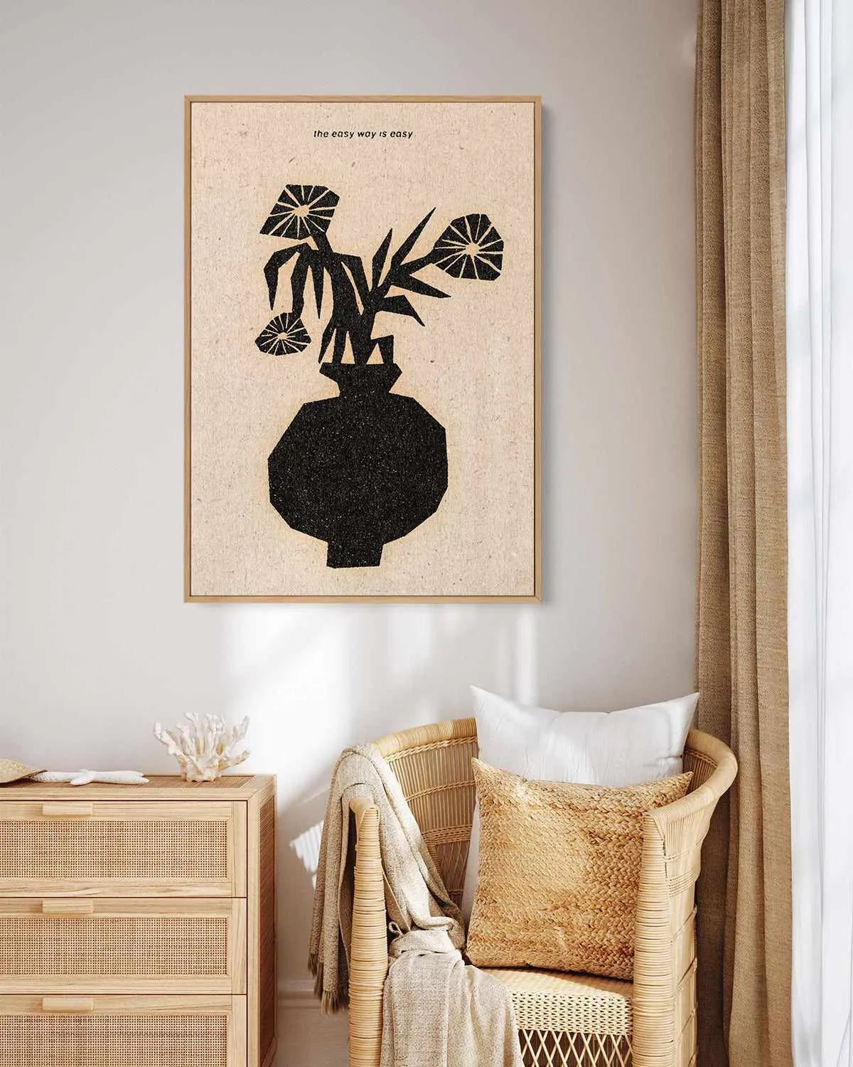 The Easy Way by David Schmitt | Framed Canvas Art Print from Olive et Oriel where you can shop wallpaper and artworks online