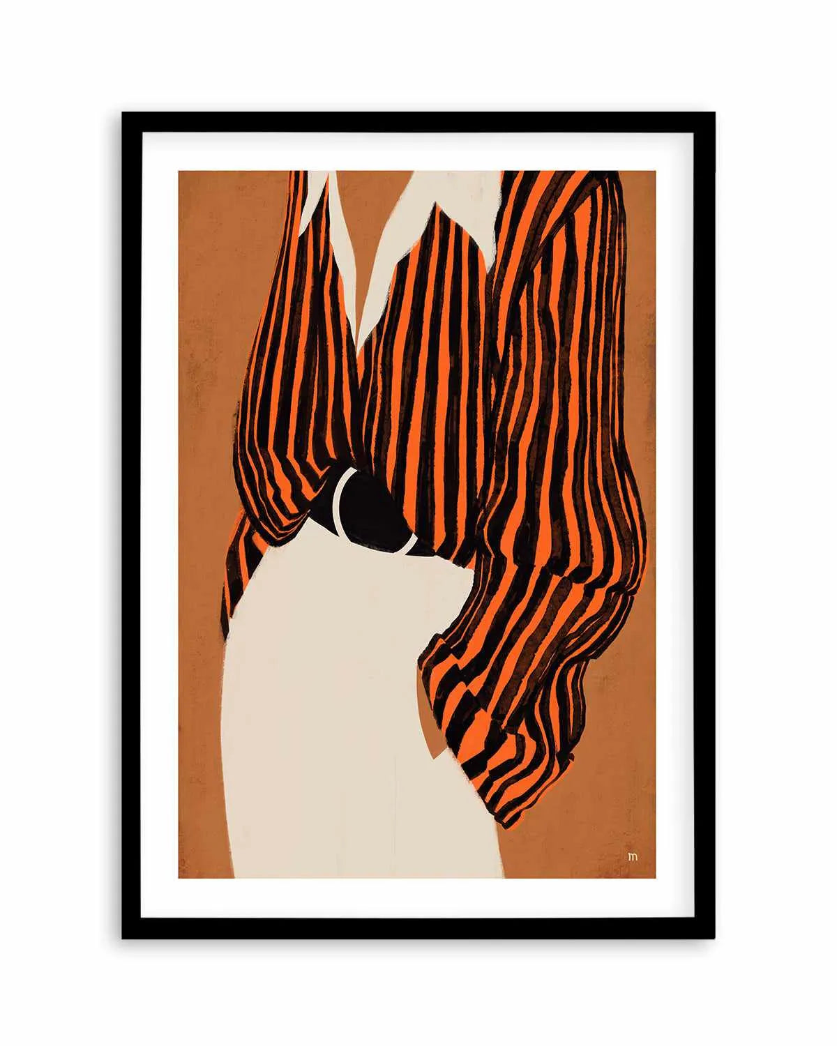 The Striped Shirt by Marco Marella | Art Print from Olive et Oriel where you can shop wallpaper and artworks online