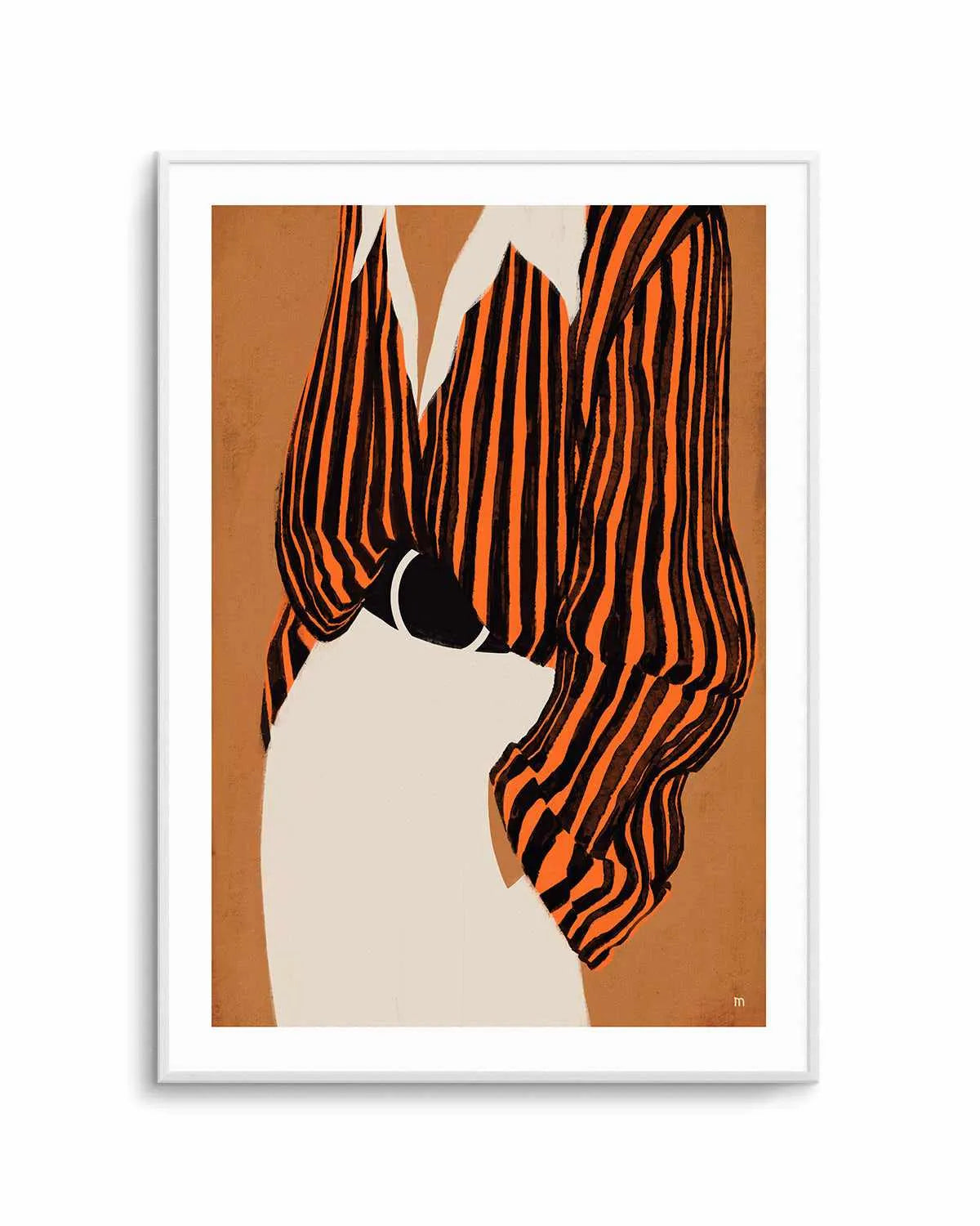 The Striped Shirt by Marco Marella | Art Print from Olive et Oriel where you can shop wallpaper and artworks online