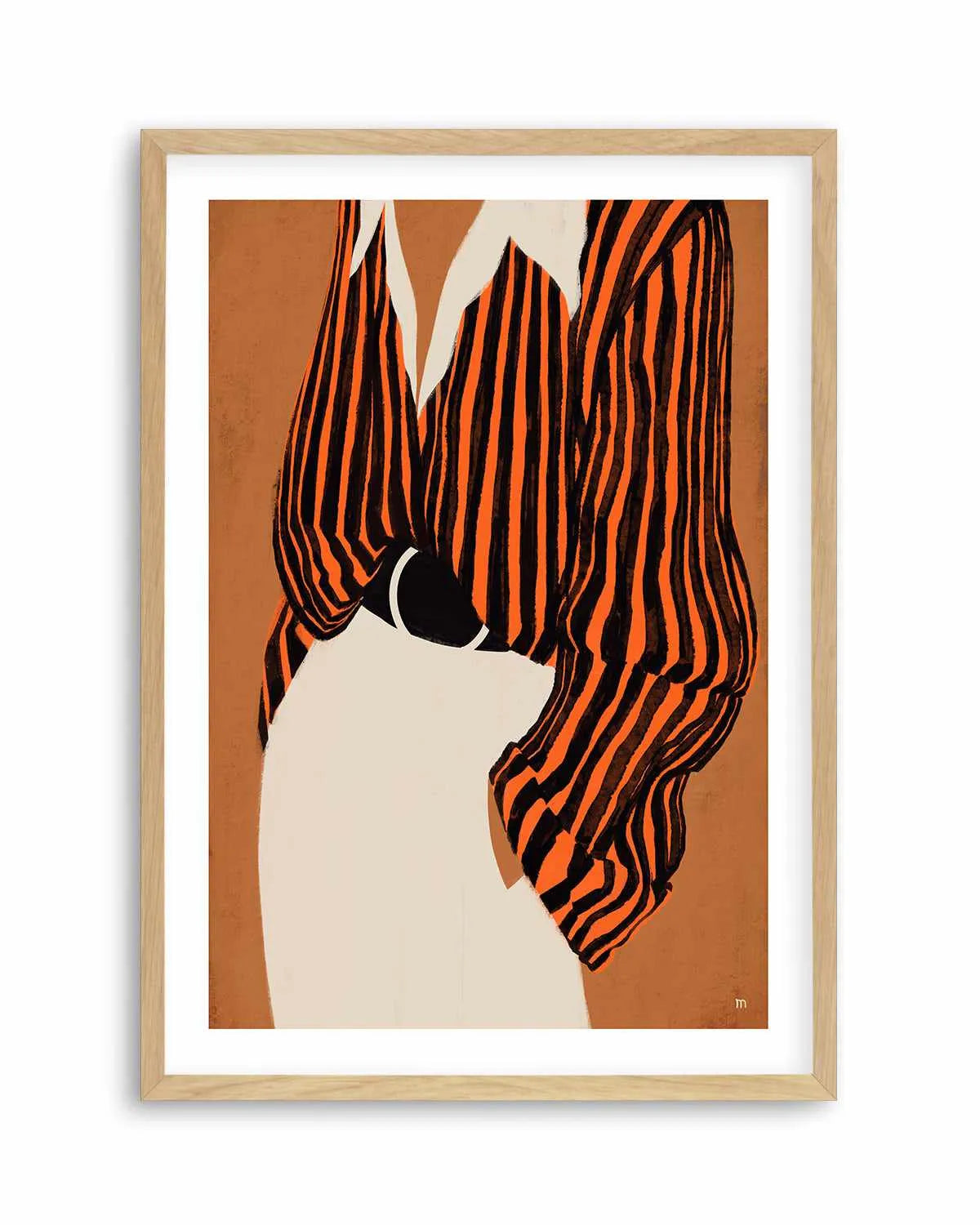 The Striped Shirt by Marco Marella | Art Print from Olive et Oriel where you can shop wallpaper and artworks online