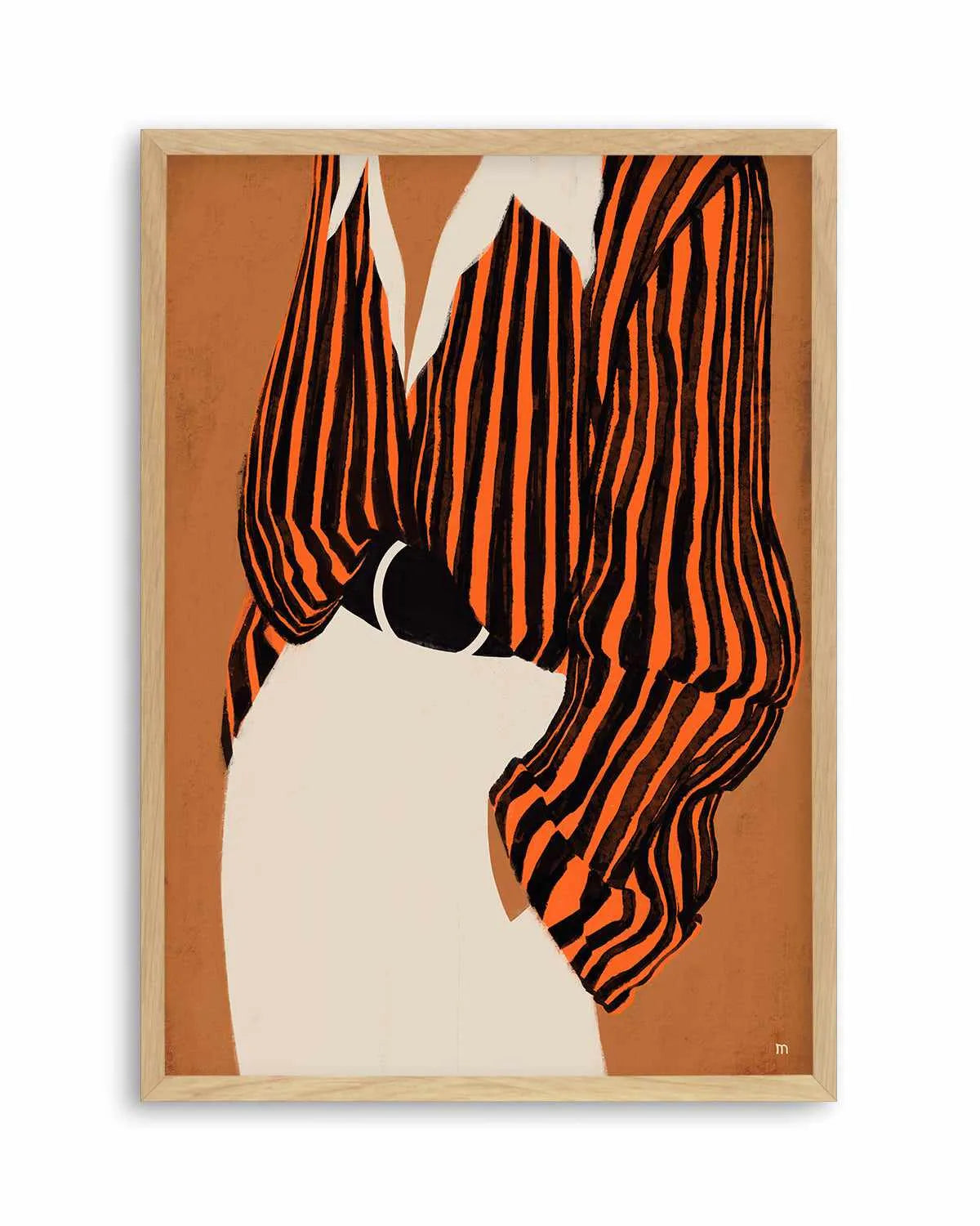 The Striped Shirt by Marco Marella | Art Print from Olive et Oriel where you can shop wallpaper and artworks online