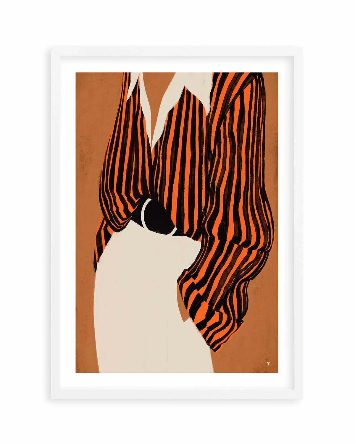 The Striped Shirt by Marco Marella | Art Print from Olive et Oriel where you can shop wallpaper and artworks online