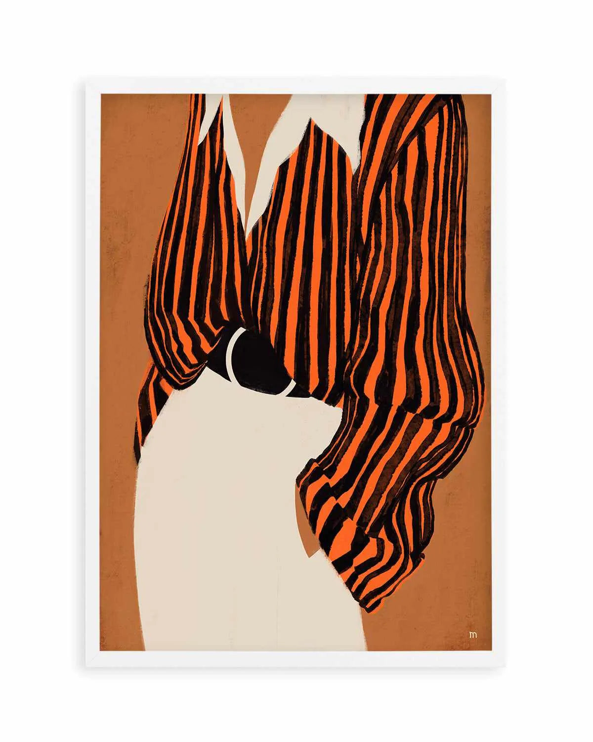 The Striped Shirt by Marco Marella | Art Print from Olive et Oriel where you can shop wallpaper and artworks online