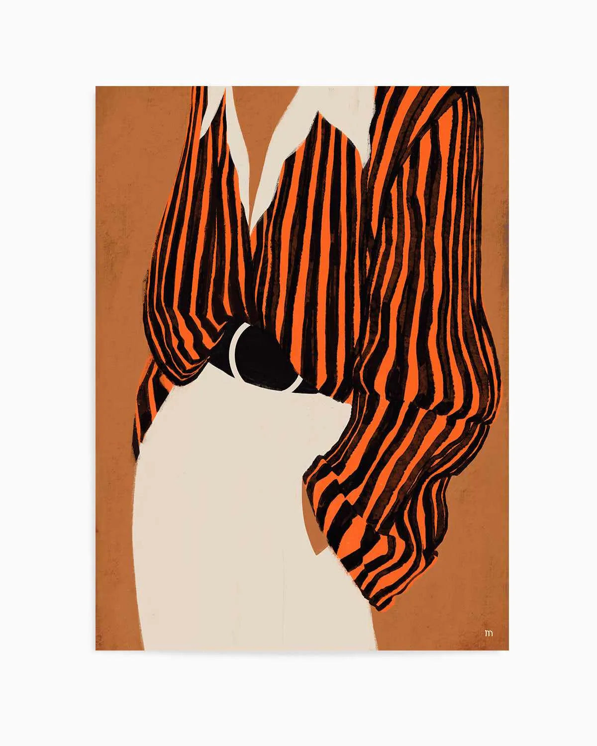 The Striped Shirt by Marco Marella | Art Print from Olive et Oriel where you can shop wallpaper and artworks online