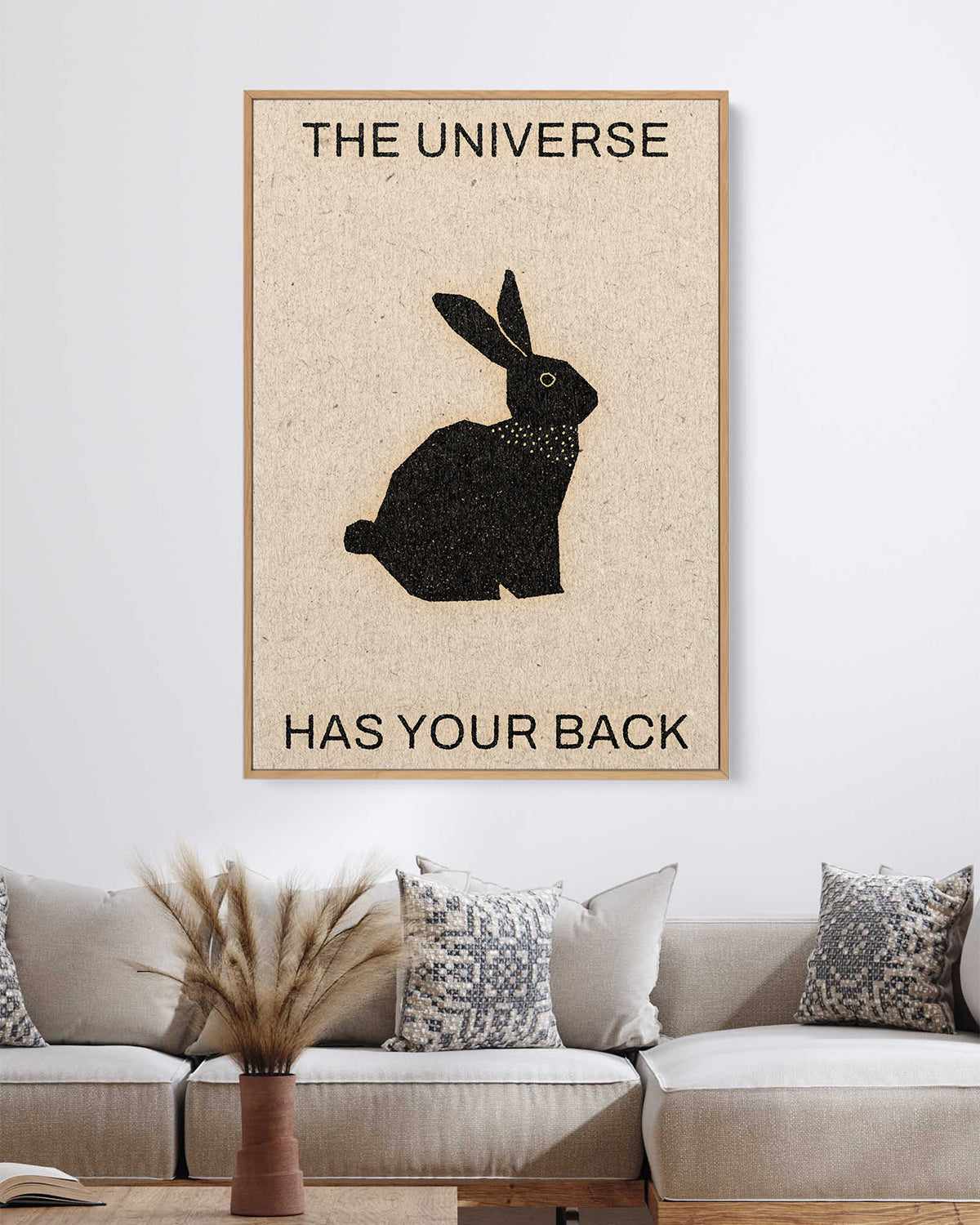 The Universe by David Schmitt | Framed Canvas Art Print