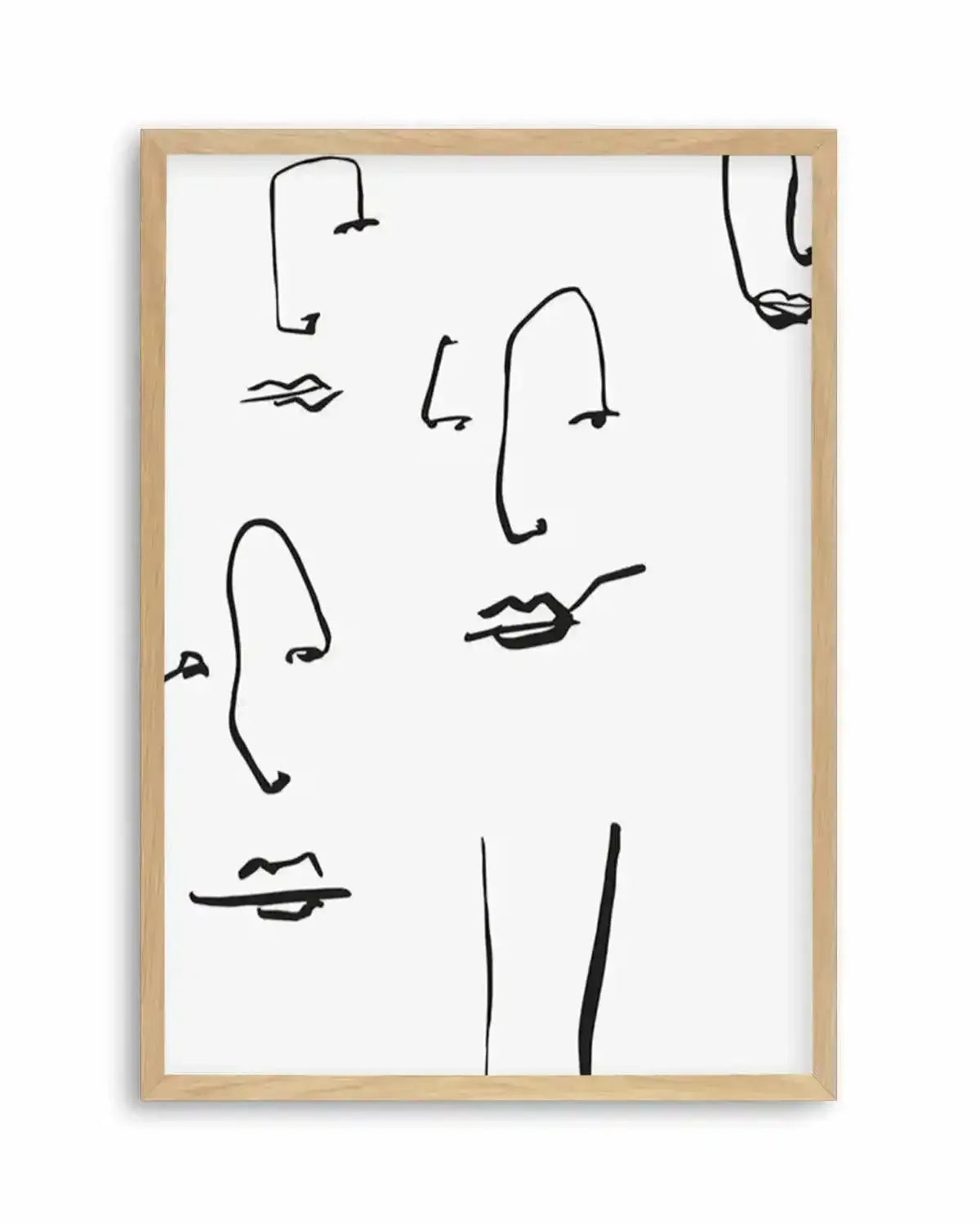 Their Faces I Art Print from Olive et Oriel where you can shop wallpaper and artworks online