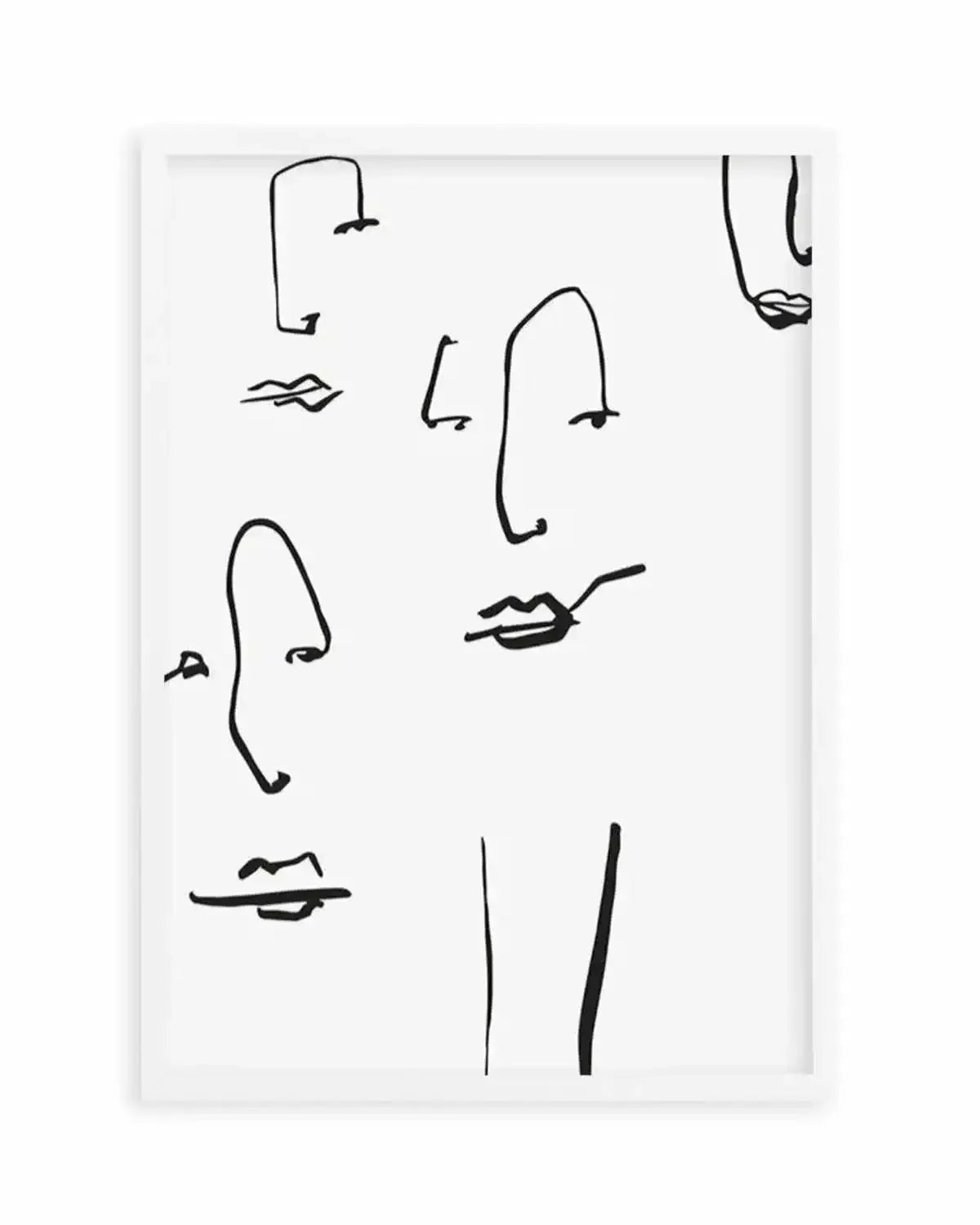 Their Faces I Art Print from Olive et Oriel where you can shop wallpaper and artworks online